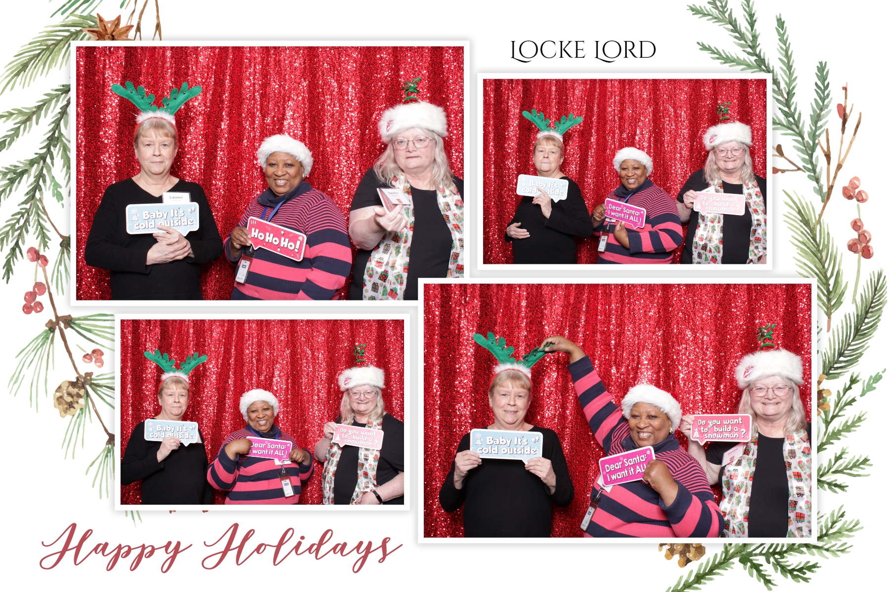 Locke Lord Holiday Party | View more photos from the event at events.alfrescophoto.com/u/AlfrescoPhoto/Locke-Lord-Holiday-Party