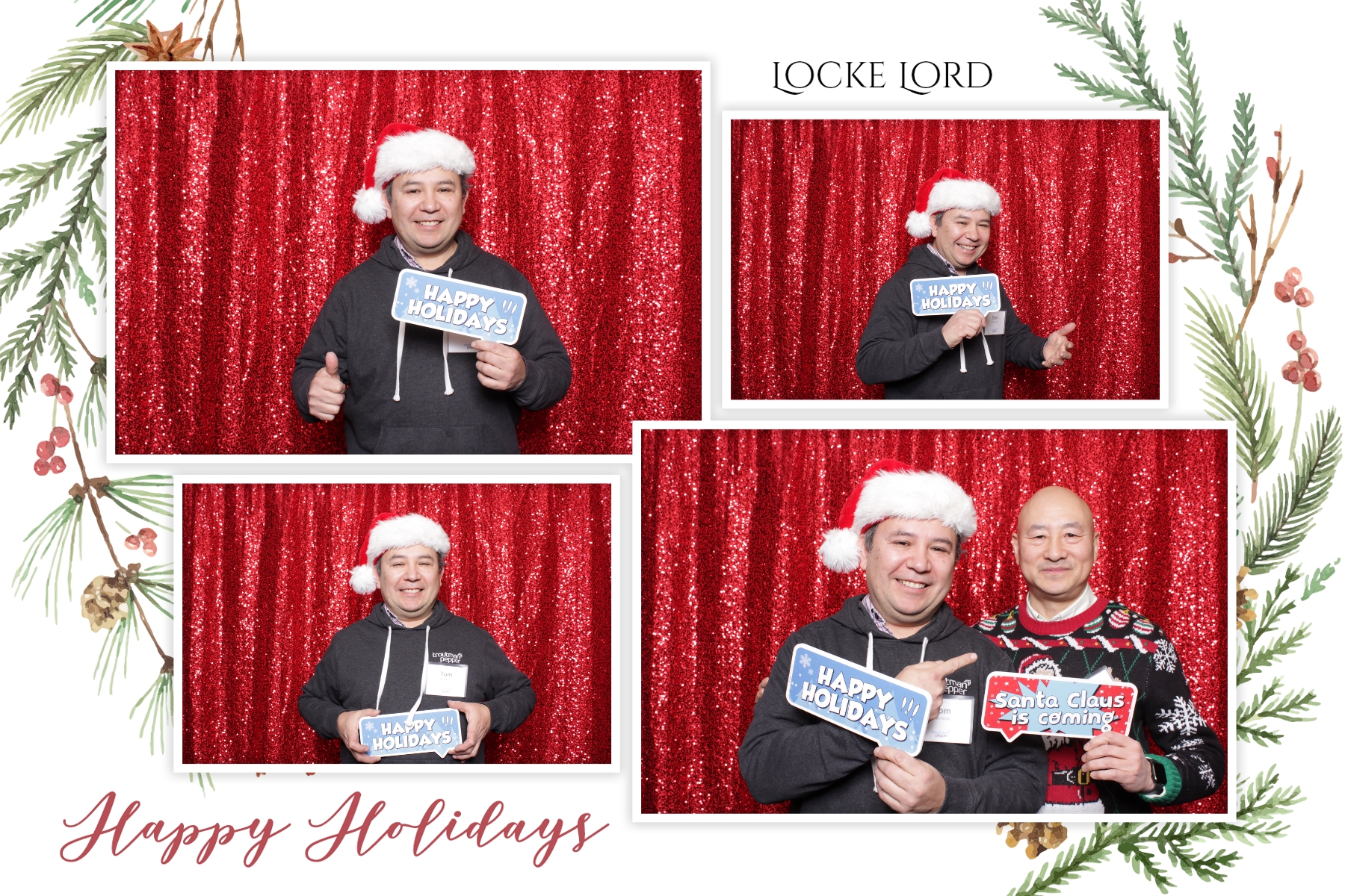 Locke Lord Holiday Party | View more photos from the event at events.alfrescophoto.com/u/AlfrescoPhoto/Locke-Lord-Holiday-Party