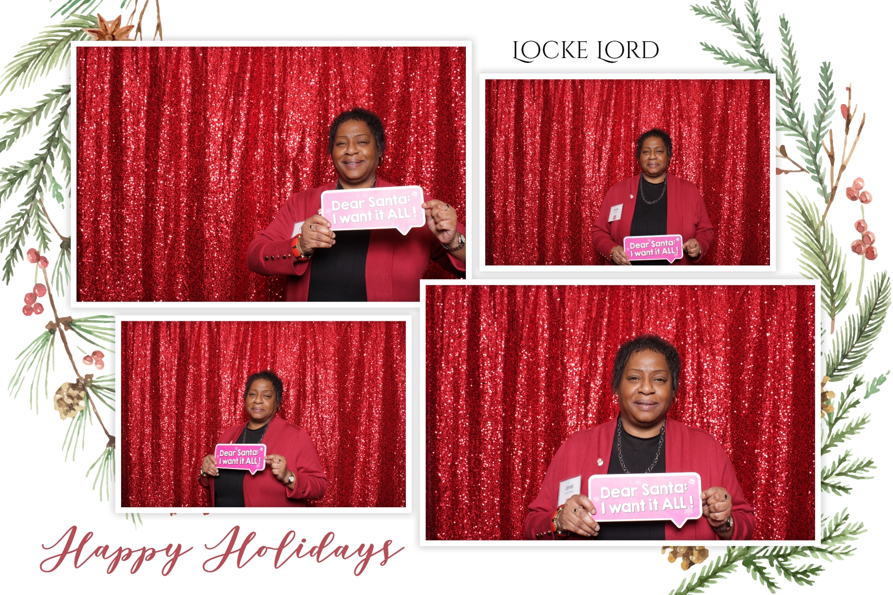 Locke Lord Holiday Party | View more photos from the event at events.alfrescophoto.com/u/AlfrescoPhoto/Locke-Lord-Holiday-Party