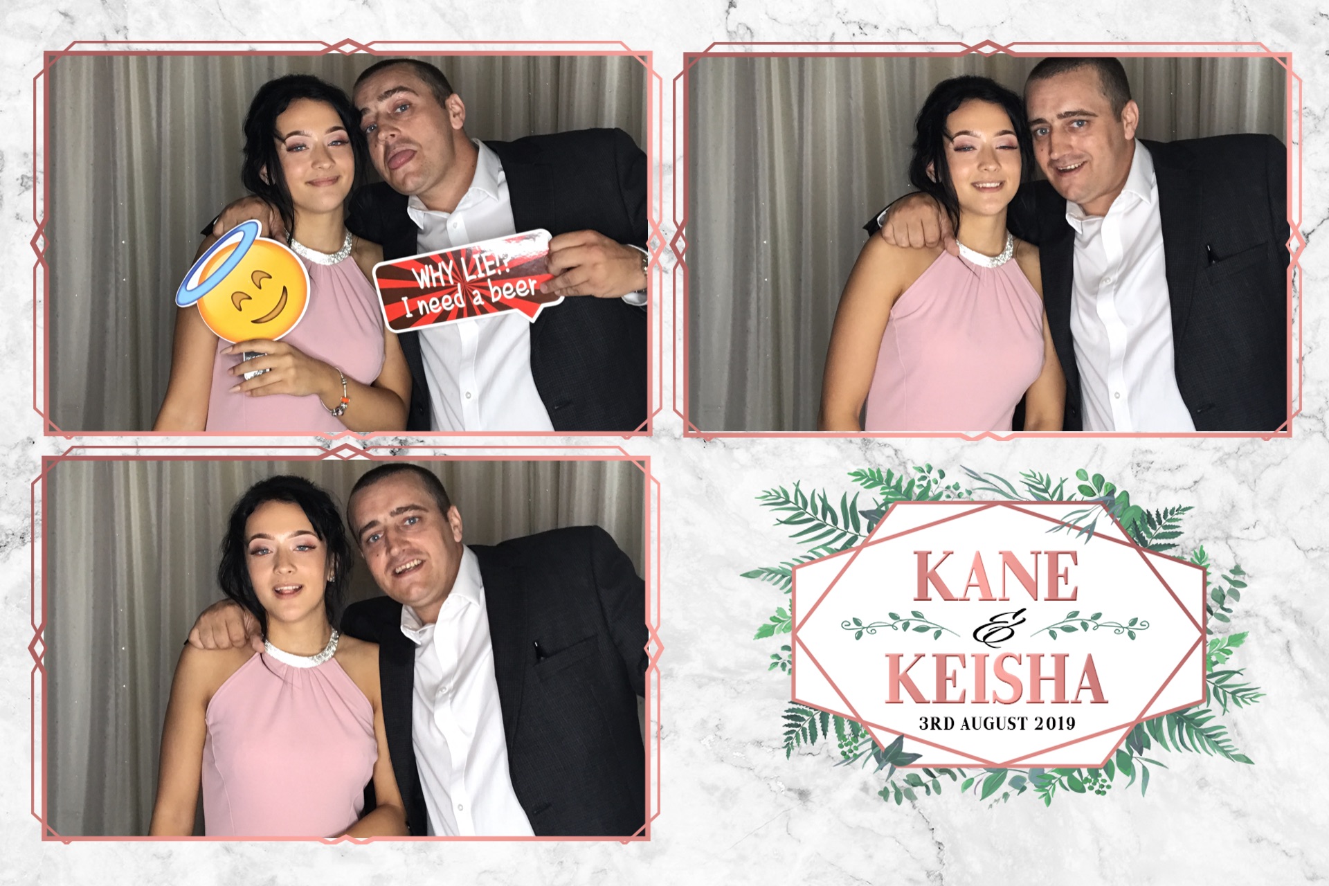 Kane and Keisha | View more photos from the event at gallery.blissbooth.co.uk/u/BlissBooth/Kane-and-Keisha
