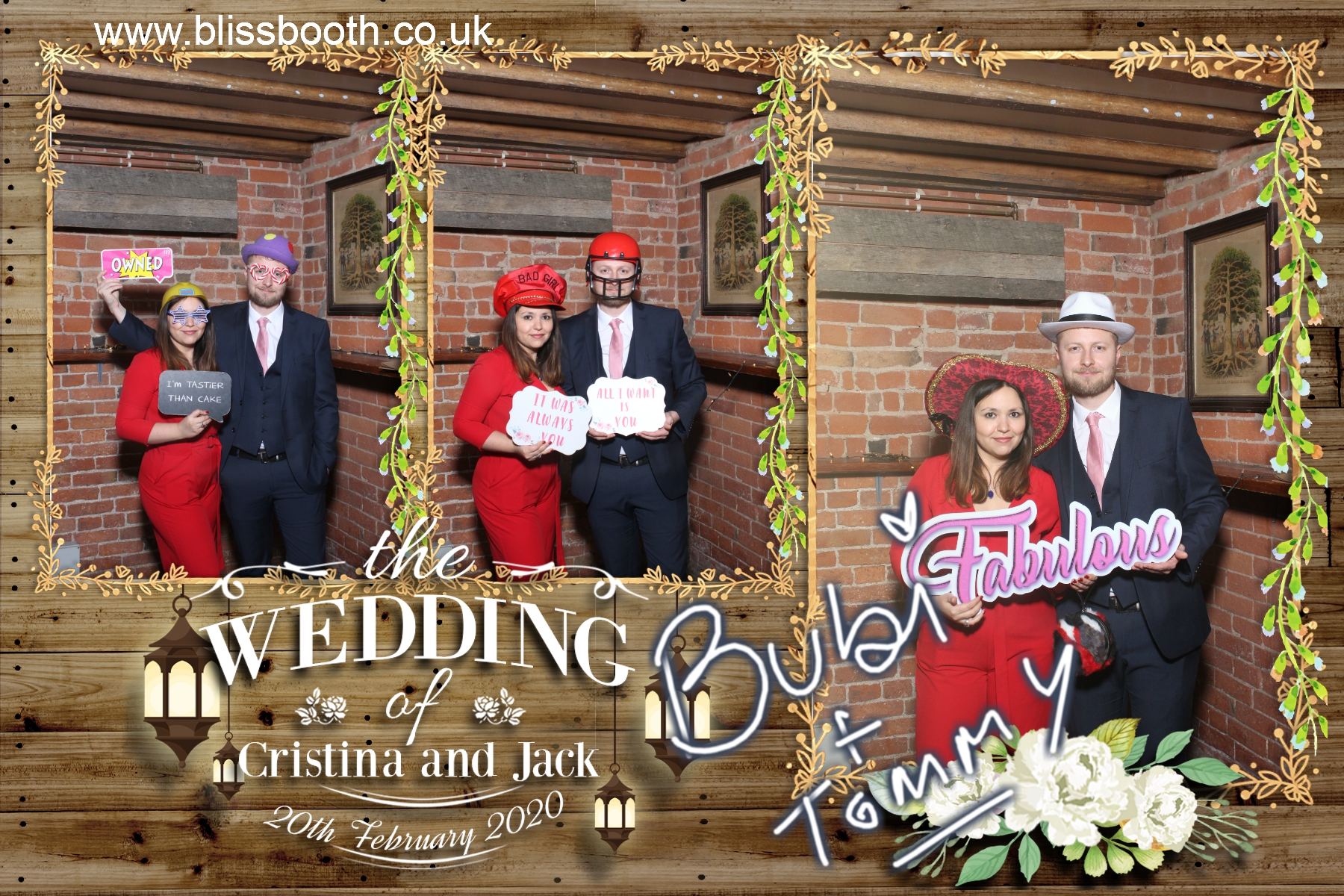 Cristina and Jack | View more photos from the event at gallery.blissbooth.co.uk/u/BlissBooth/Cristina-and-Jack