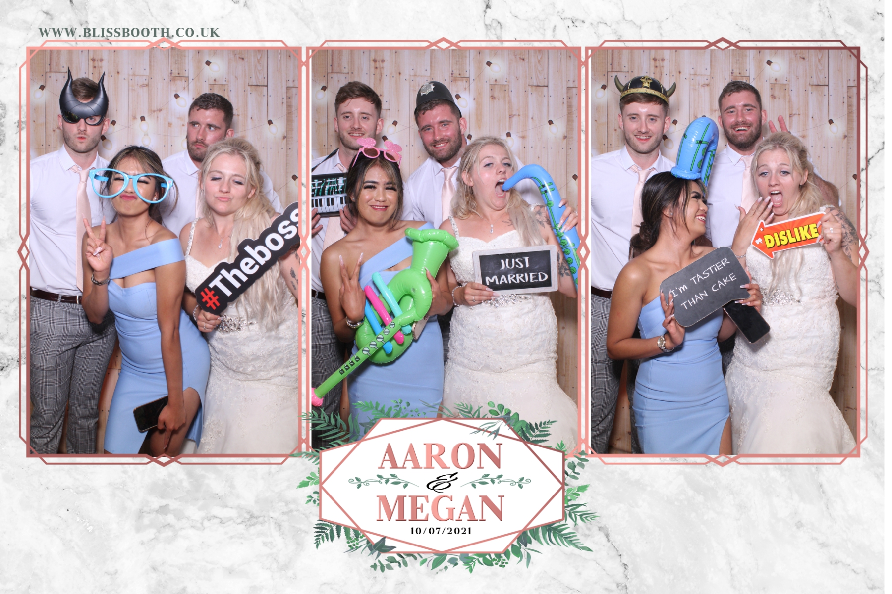 Aaron and Megan | View more photos from the event at gallery.blissbooth.co.uk/u/BlissBooth/Aaron-and-Megan