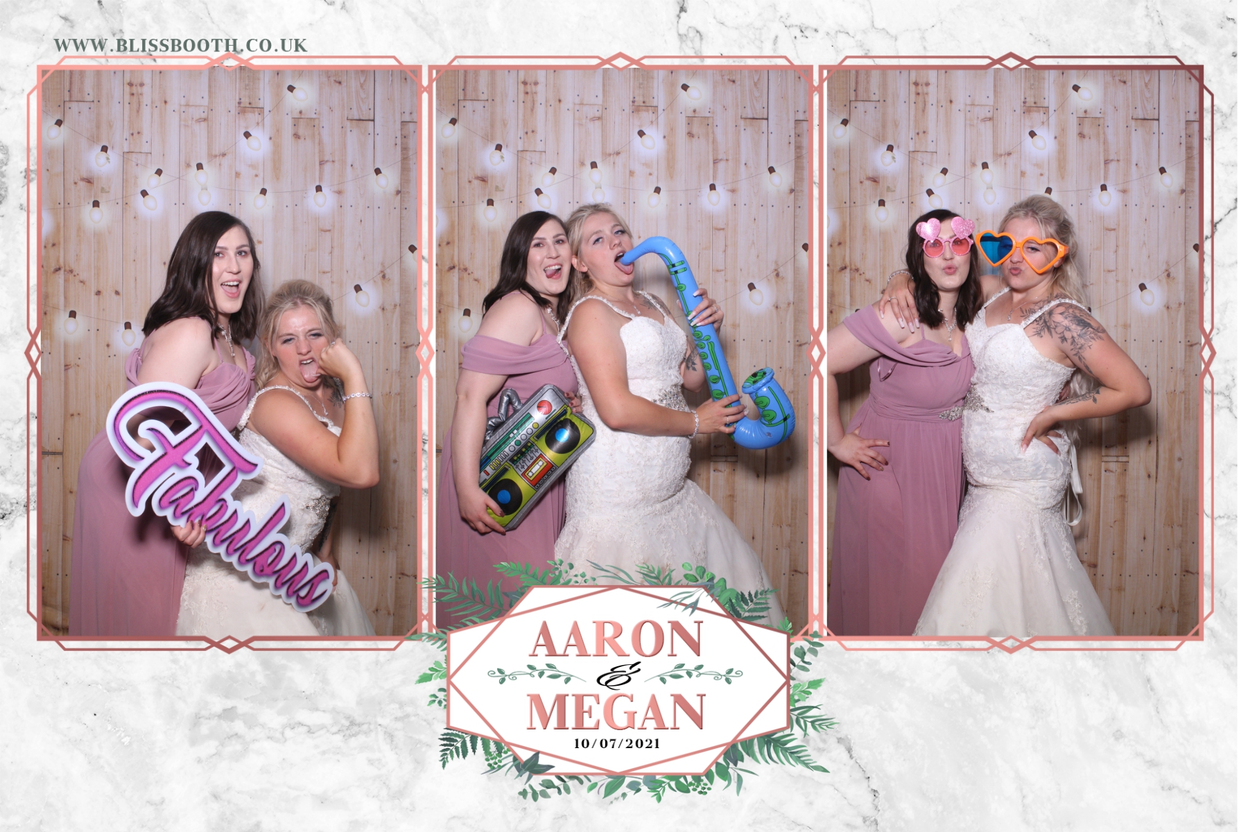 Aaron and Megan | View more photos from the event at gallery.blissbooth.co.uk/u/BlissBooth/Aaron-and-Megan
