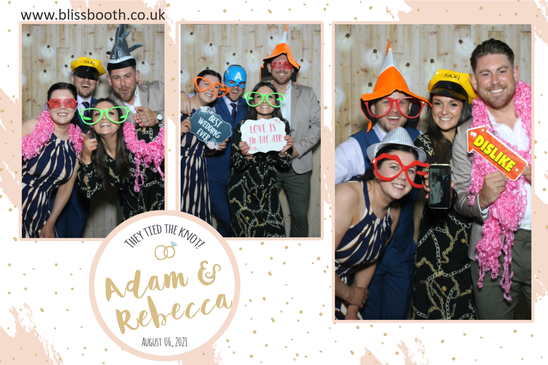 Adam and Rebecca | View more photos from the event at gallery.blissbooth.co.uk/u/BlissBooth/Adam-and-Rebecca