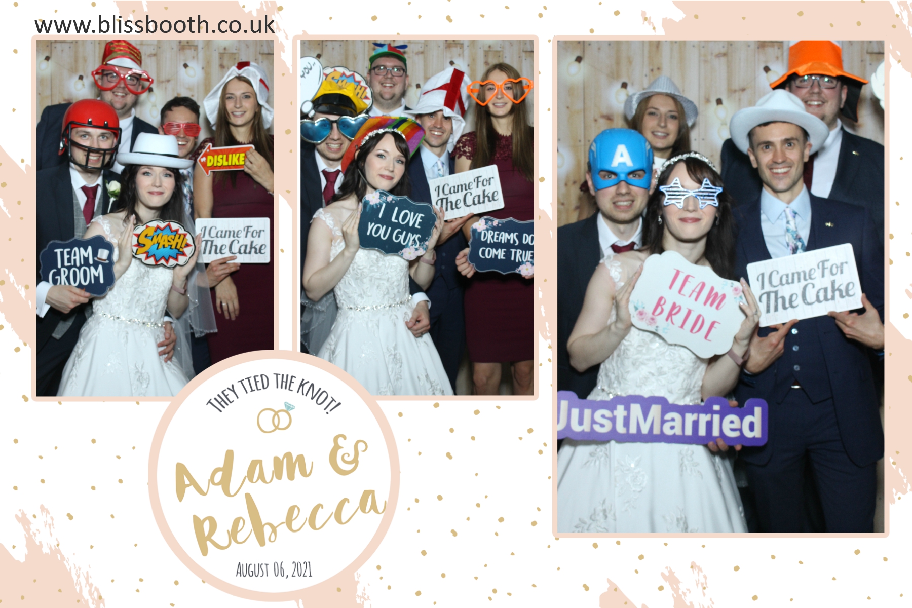 Adam and Rebecca | View more photos from the event at gallery.blissbooth.co.uk/u/BlissBooth/Adam-and-Rebecca