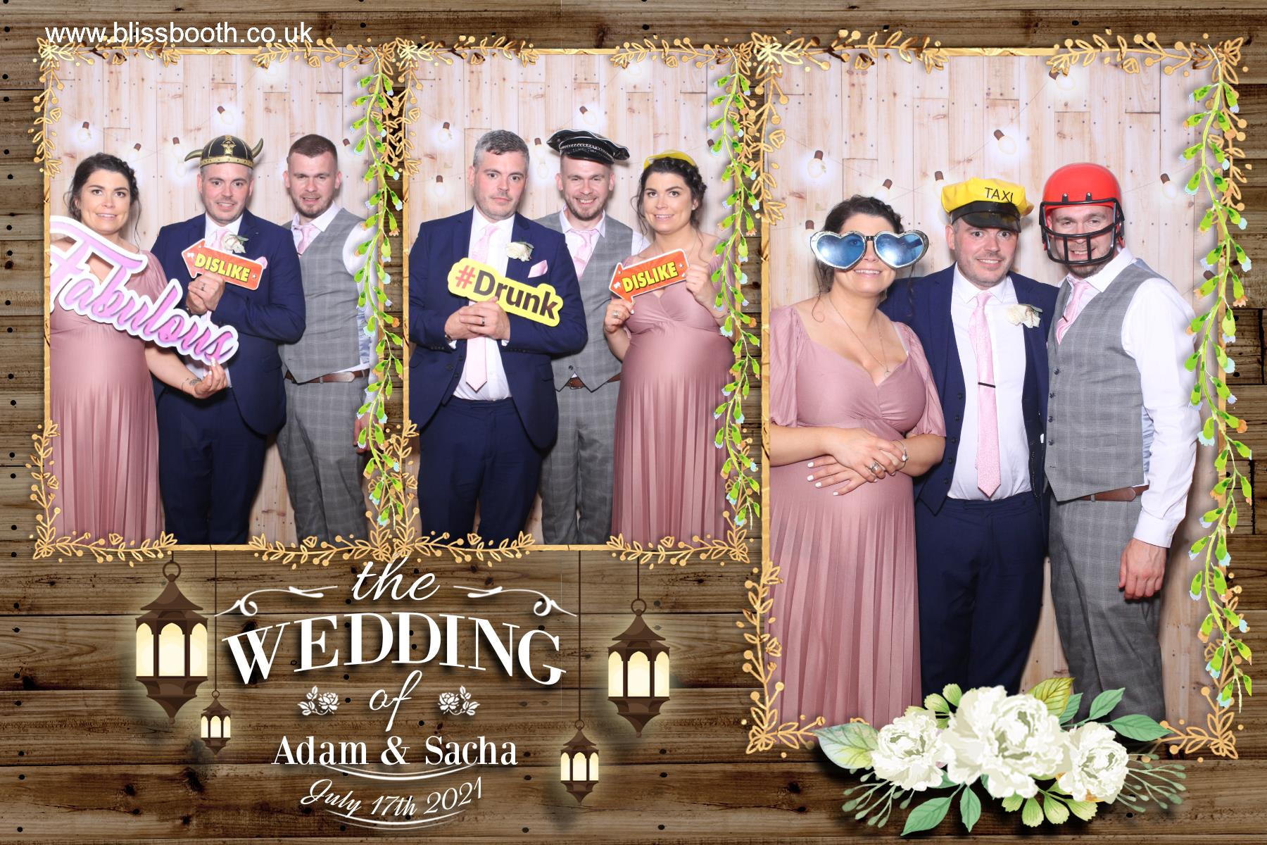 Adam and Sacha | View more photos from the event at gallery.blissbooth.co.uk/u/BlissBooth/Adam-and-Sacha