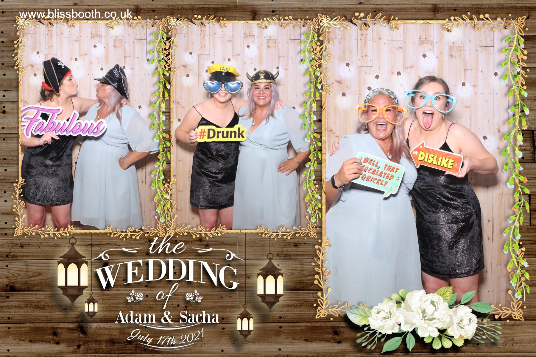 Adam and Sacha | View more photos from the event at gallery.blissbooth.co.uk/u/BlissBooth/Adam-and-Sacha