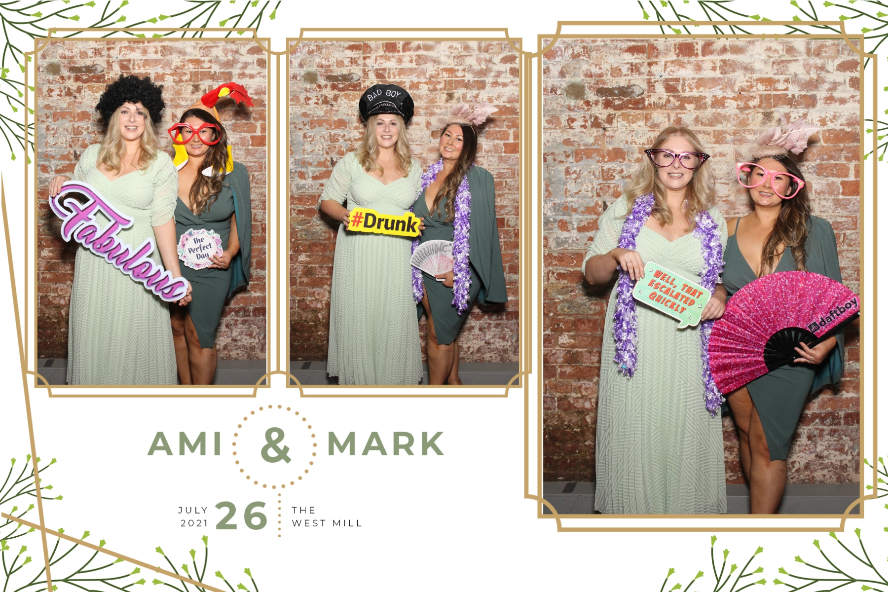 Ami and Mark | View more photos from the event at gallery.blissbooth.co.uk/u/BlissBooth/Ami-and-Mark