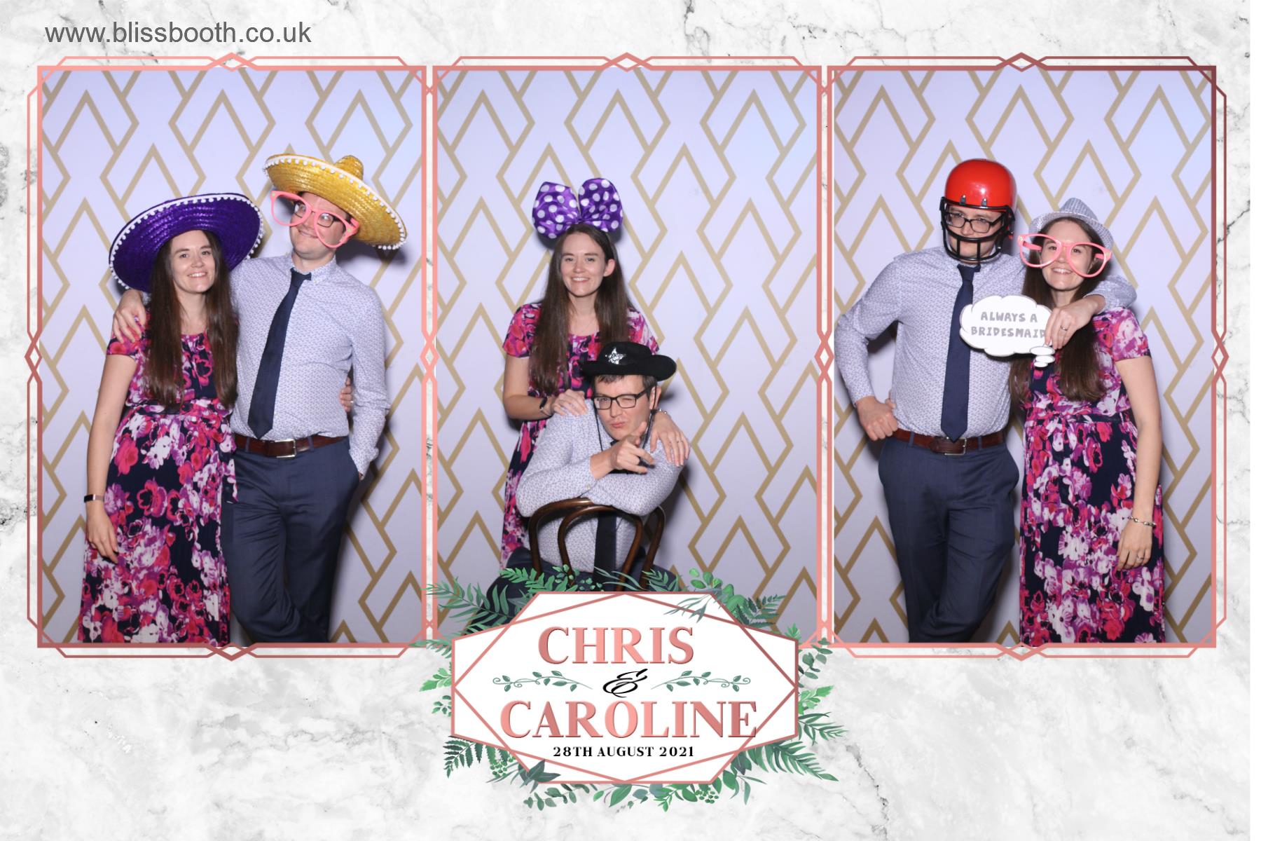 Chris and Caroline | View more photos from the event at gallery.blissbooth.co.uk/u/BlissBooth/Chris-and-Caroline