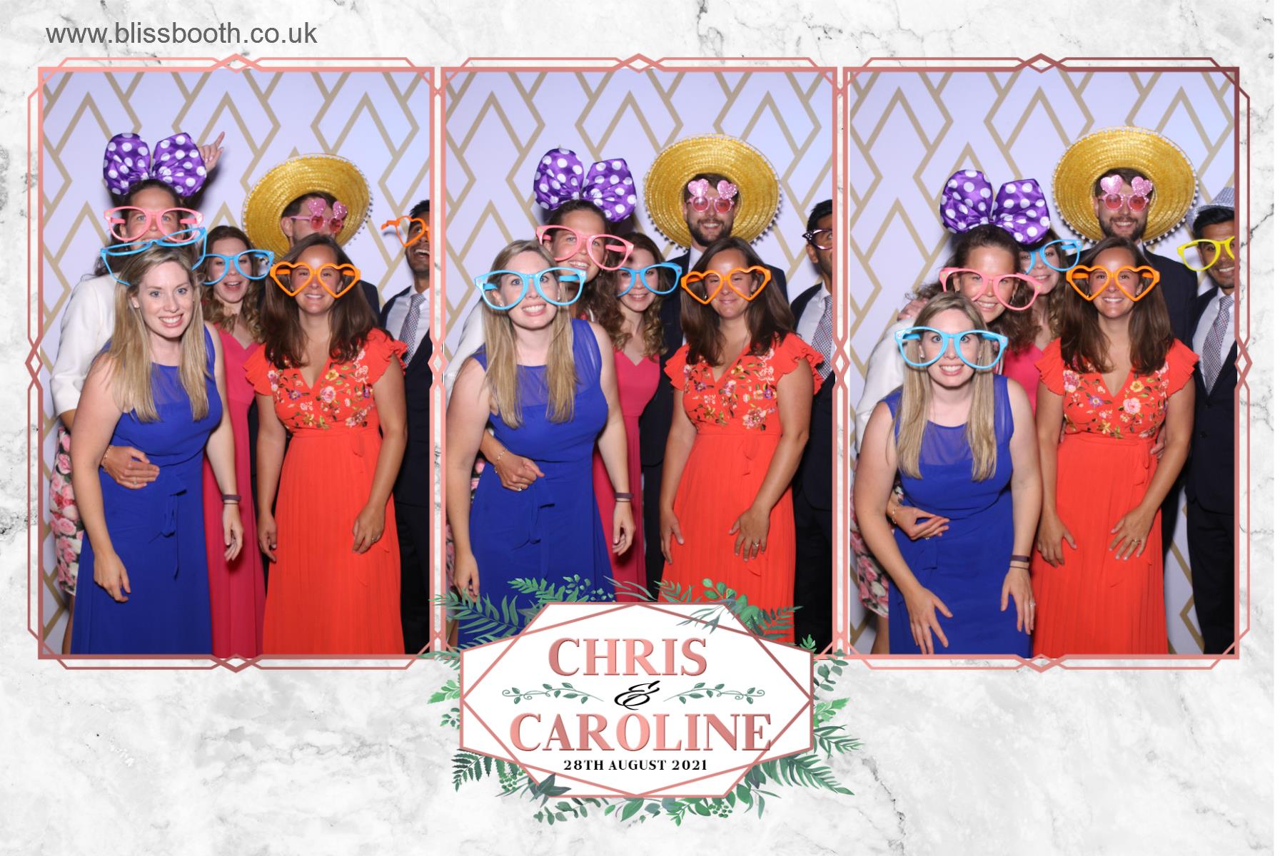 Chris and Caroline | View more photos from the event at gallery.blissbooth.co.uk/u/BlissBooth/Chris-and-Caroline