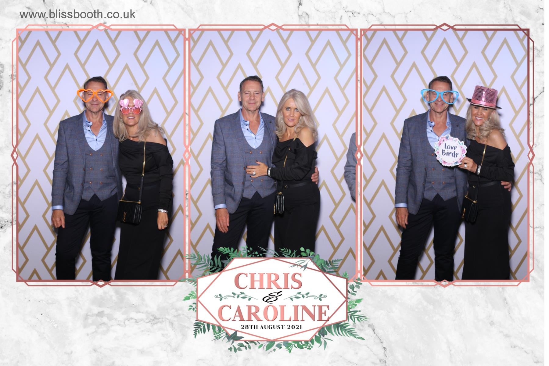 Chris and Caroline | View more photos from the event at gallery.blissbooth.co.uk/u/BlissBooth/Chris-and-Caroline