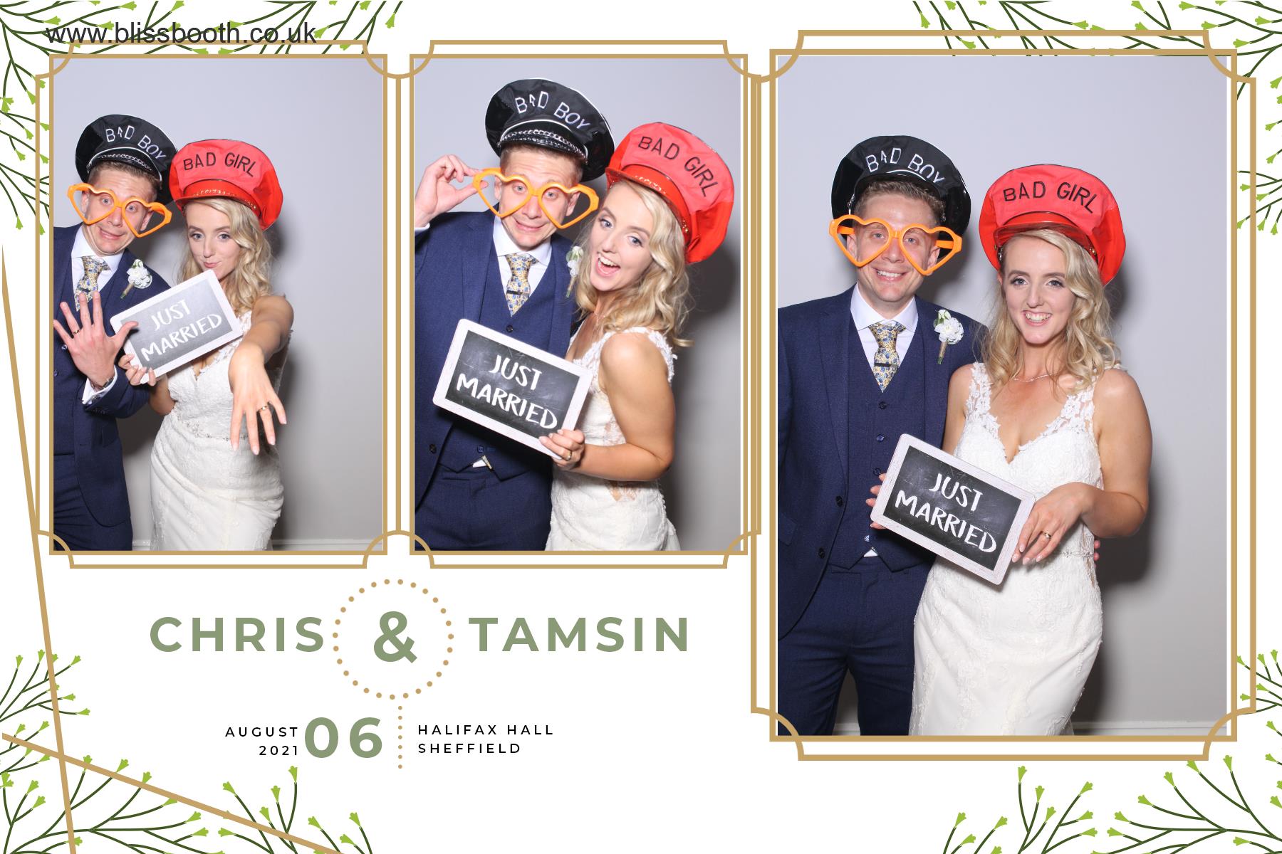 Chris and Tamsin | View more photos from the event at gallery.blissbooth.co.uk/u/BlissBooth/Chris-and-Tamsin