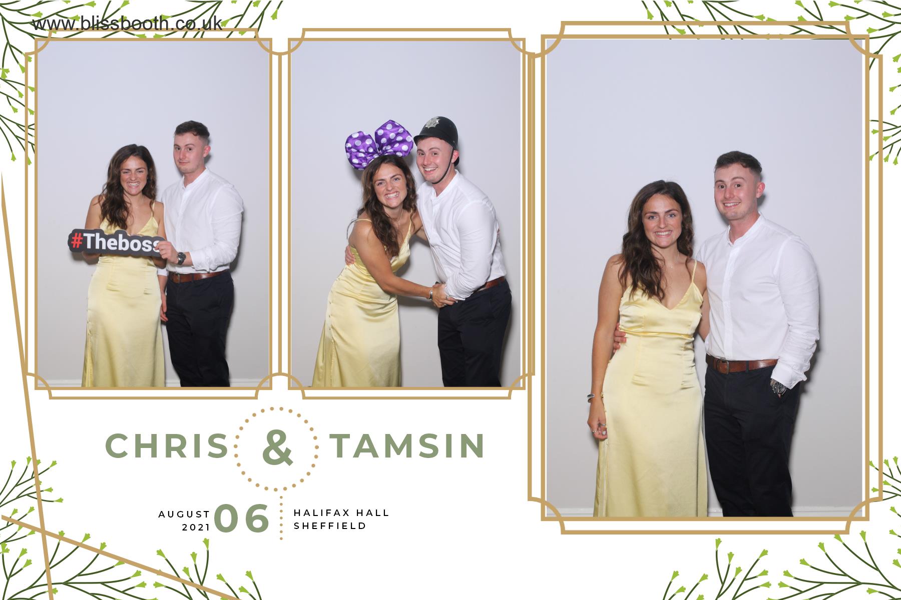 Chris and Tamsin | View more photos from the event at gallery.blissbooth.co.uk/u/BlissBooth/Chris-and-Tamsin