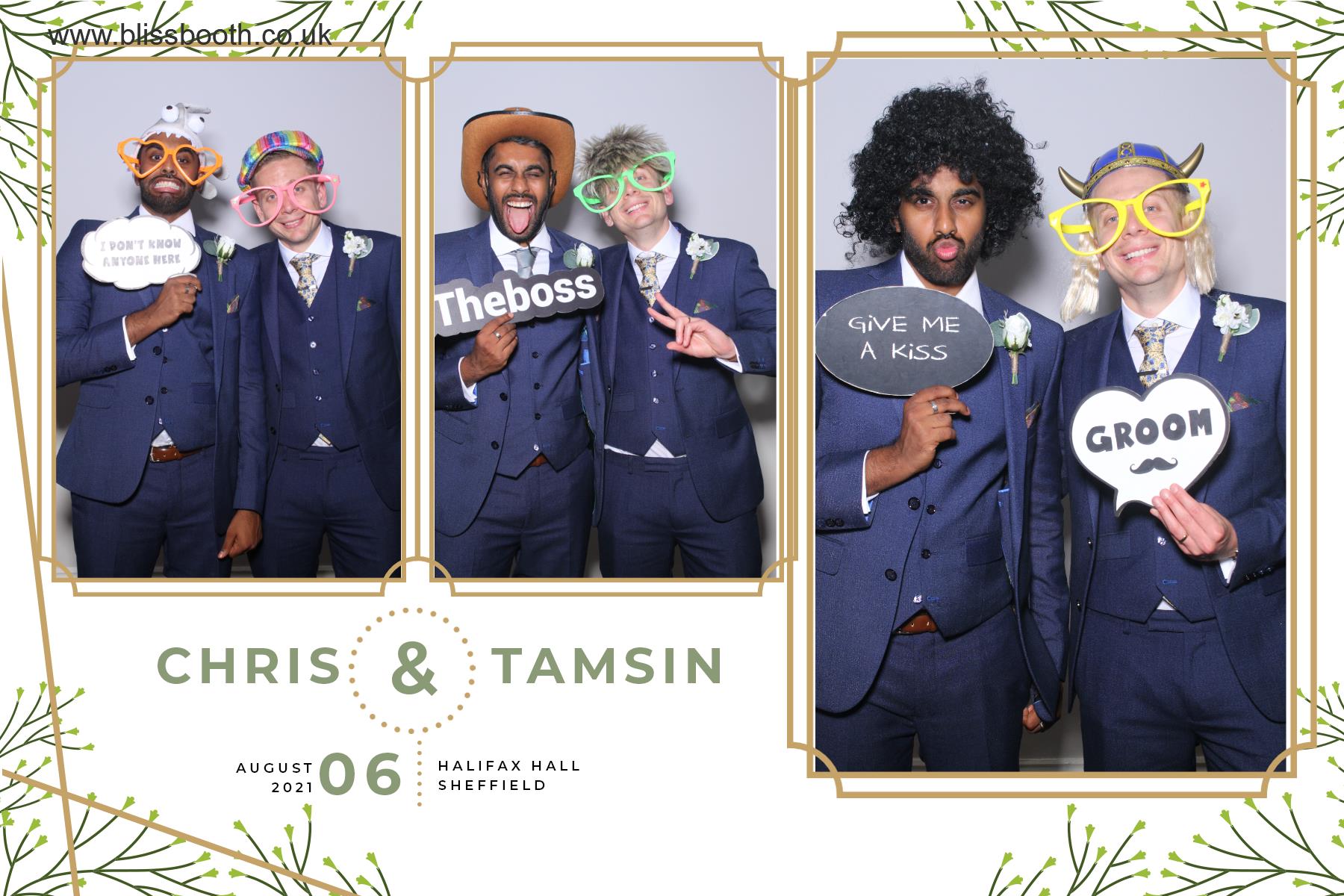 Chris and Tamsin | View more photos from the event at gallery.blissbooth.co.uk/u/BlissBooth/Chris-and-Tamsin