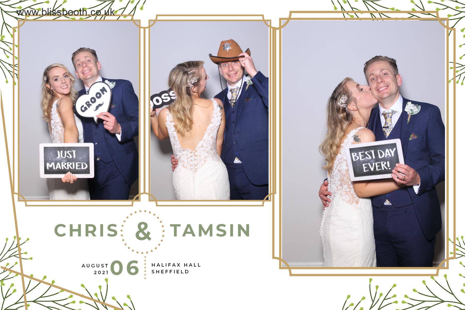Chris and Tamsin | View more photos from the event at gallery.blissbooth.co.uk/u/BlissBooth/Chris-and-Tamsin