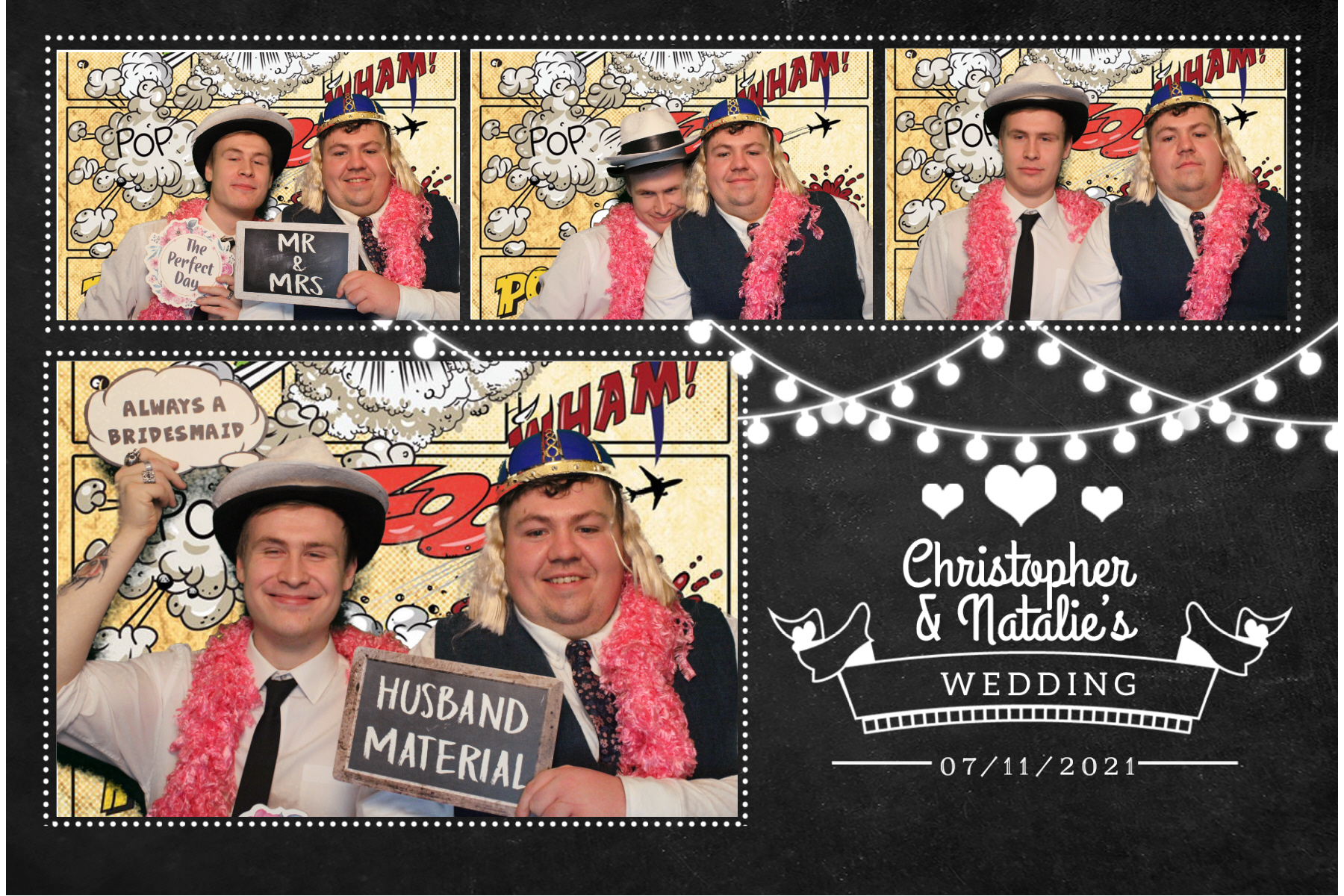 Christopher and Natalie | View more photos from the event at gallery.blissbooth.co.uk/u/BlissBooth/Christopher-and-Natalie