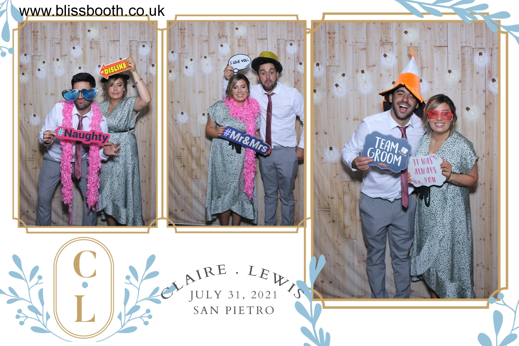 Claire and Lewis | View more photos from the event at gallery.blissbooth.co.uk/u/BlissBooth/Claire-and-Lewis