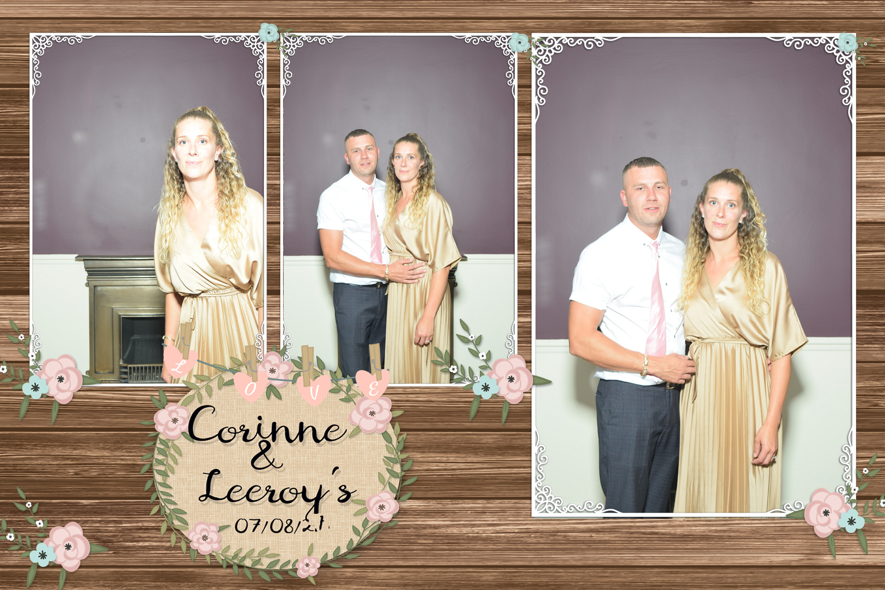 Corinne and Leeroy | View more photos from the event at gallery.blissbooth.co.uk/u/BlissBooth/Corinne-and-Leeroy