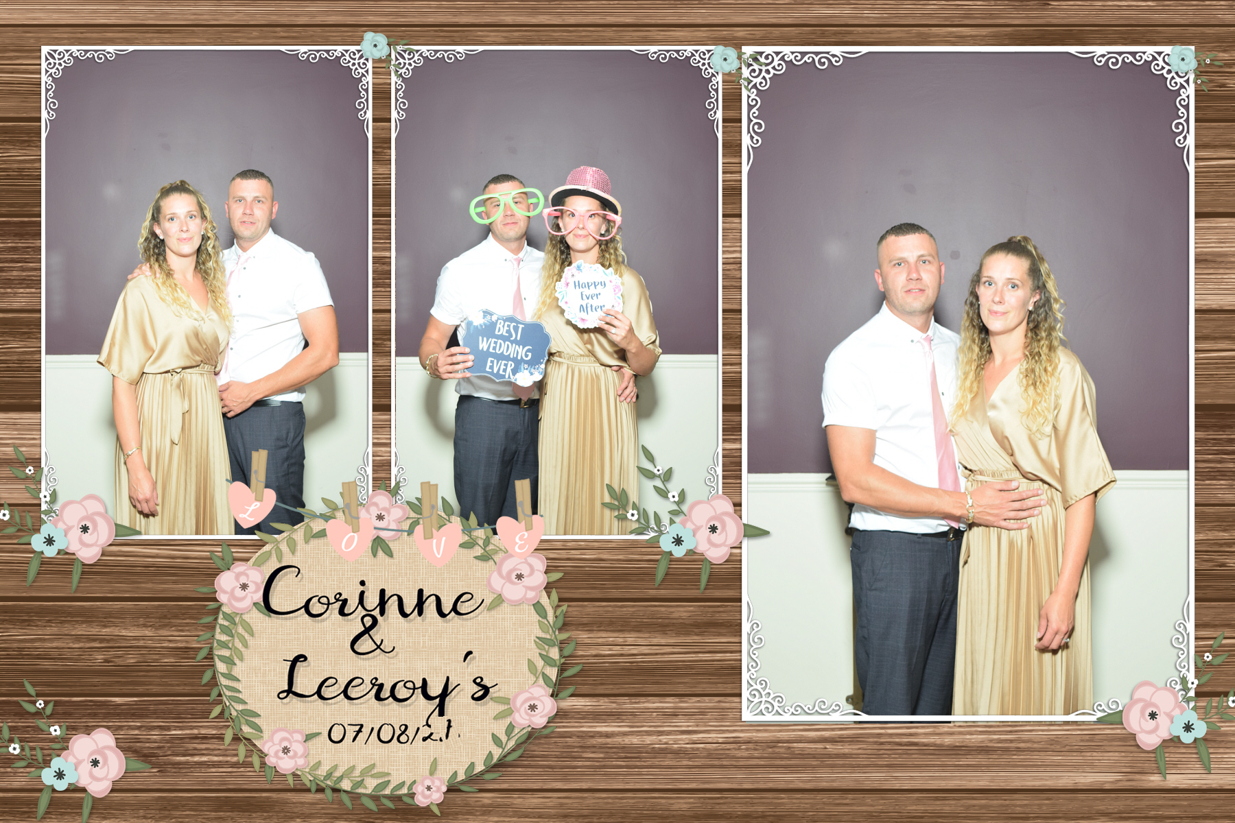 Corinne and Leeroy | View more photos from the event at gallery.blissbooth.co.uk/u/BlissBooth/Corinne-and-Leeroy