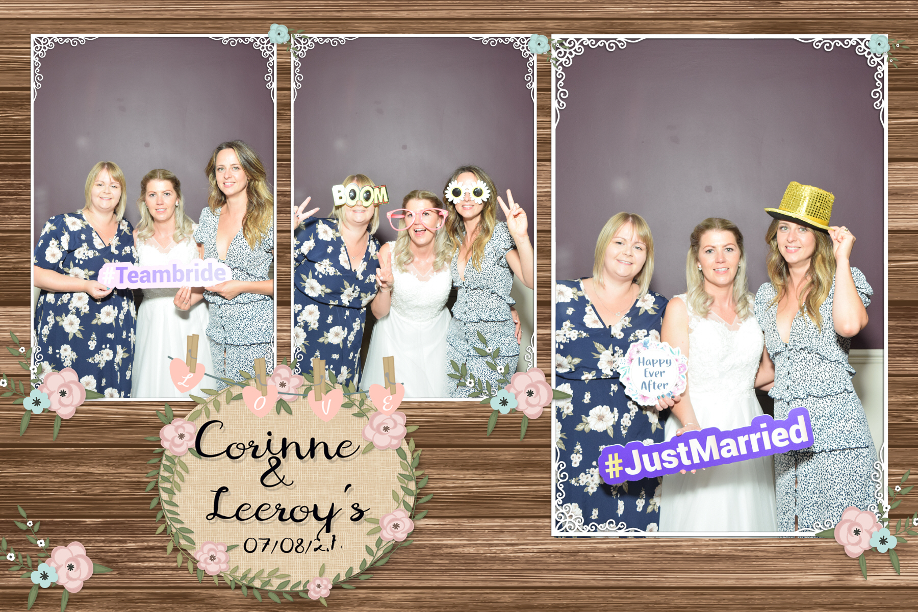 Corinne and Leeroy | View more photos from the event at gallery.blissbooth.co.uk/u/BlissBooth/Corinne-and-Leeroy