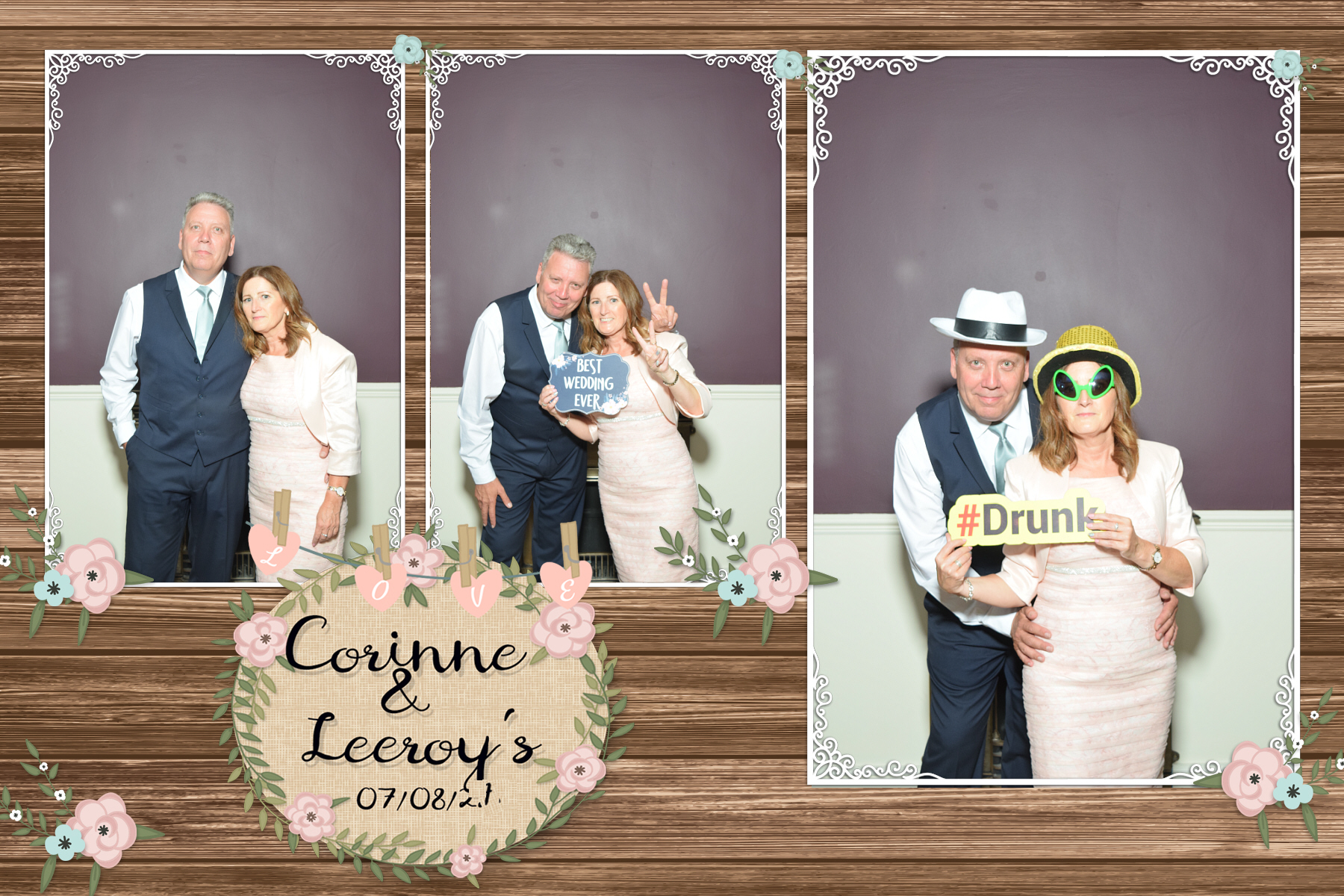 Corinne and Leeroy | View more photos from the event at gallery.blissbooth.co.uk/u/BlissBooth/Corinne-and-Leeroy