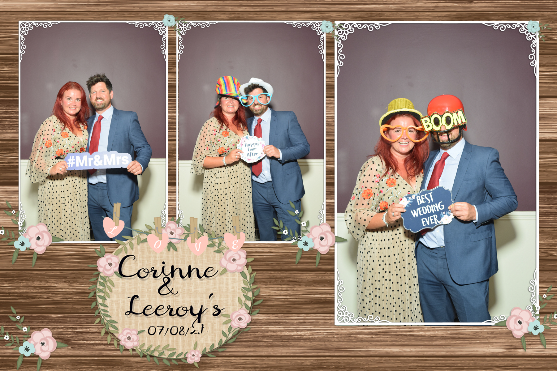 Corinne and Leeroy | View more photos from the event at gallery.blissbooth.co.uk/u/BlissBooth/Corinne-and-Leeroy