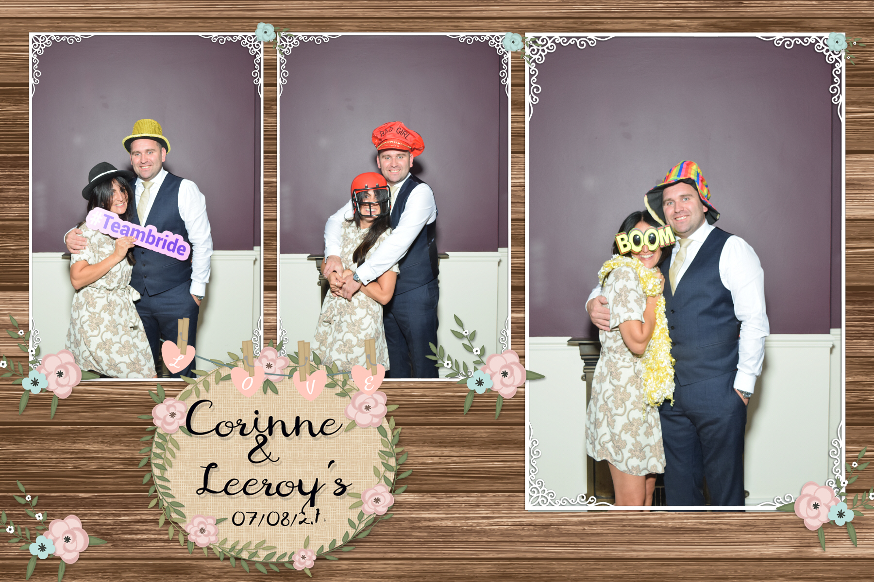Corinne and Leeroy | View more photos from the event at gallery.blissbooth.co.uk/u/BlissBooth/Corinne-and-Leeroy