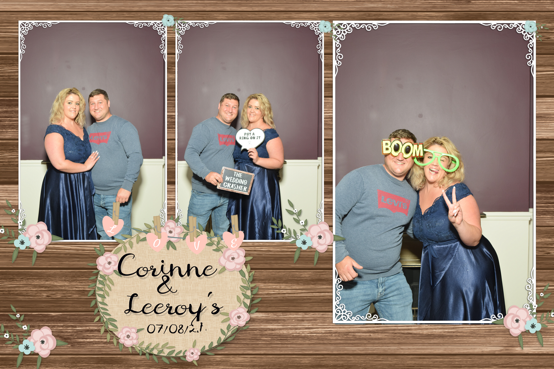 Corinne and Leeroy | View more photos from the event at gallery.blissbooth.co.uk/u/BlissBooth/Corinne-and-Leeroy
