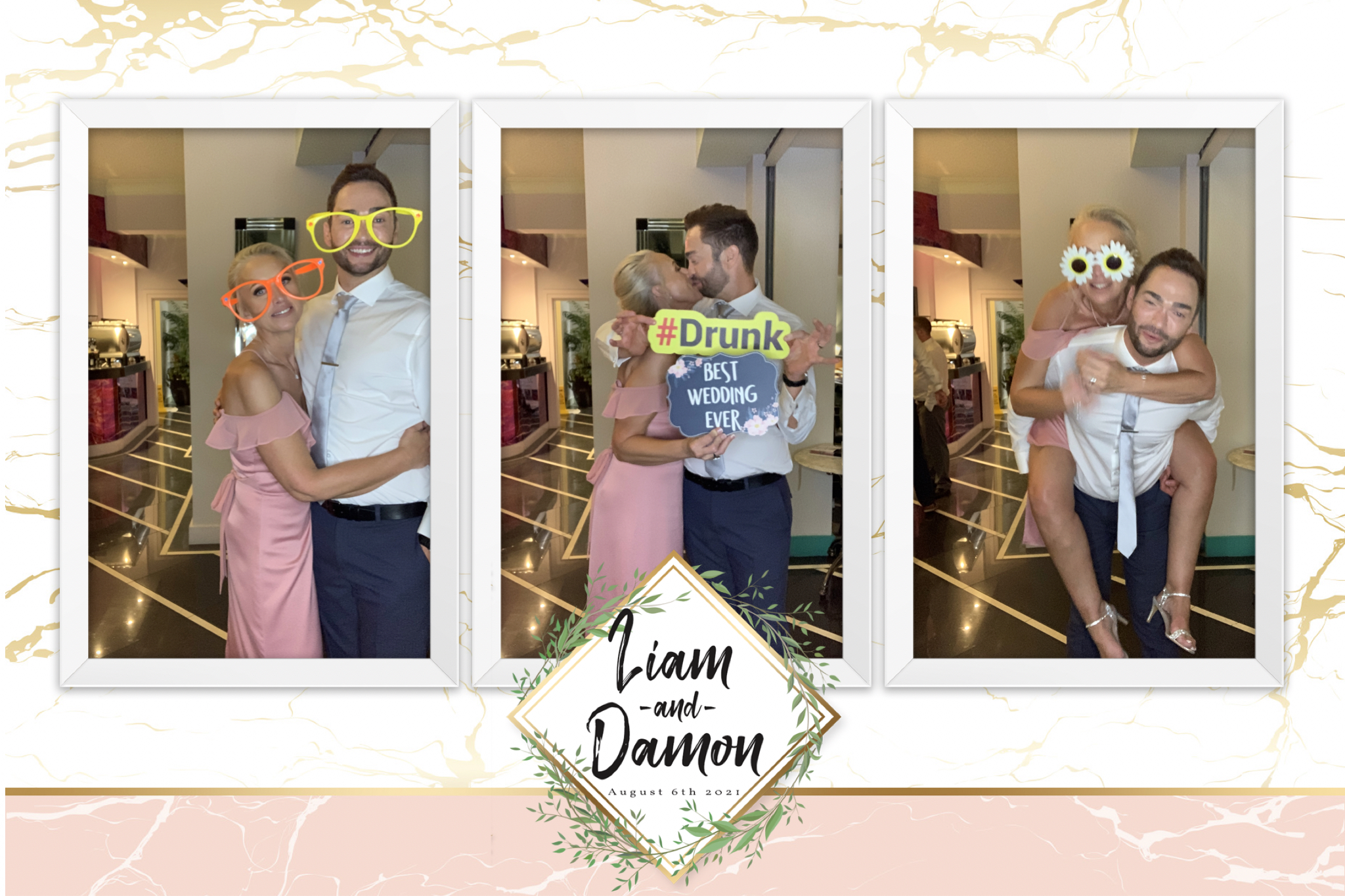 Damon and Liam | View more photos from the event at gallery.blissbooth.co.uk/u/BlissBooth/Damon-and-Liam