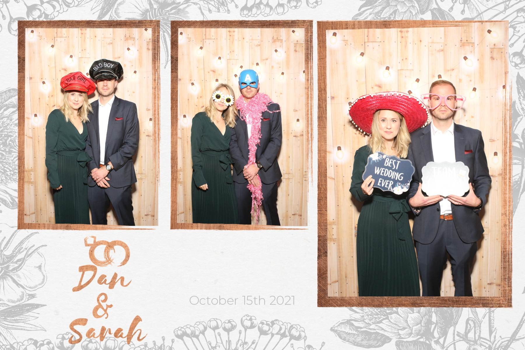 Dan and Sarah | View more photos from the event at gallery.blissbooth.co.uk/u/BlissBooth/Dan-and-Sarah