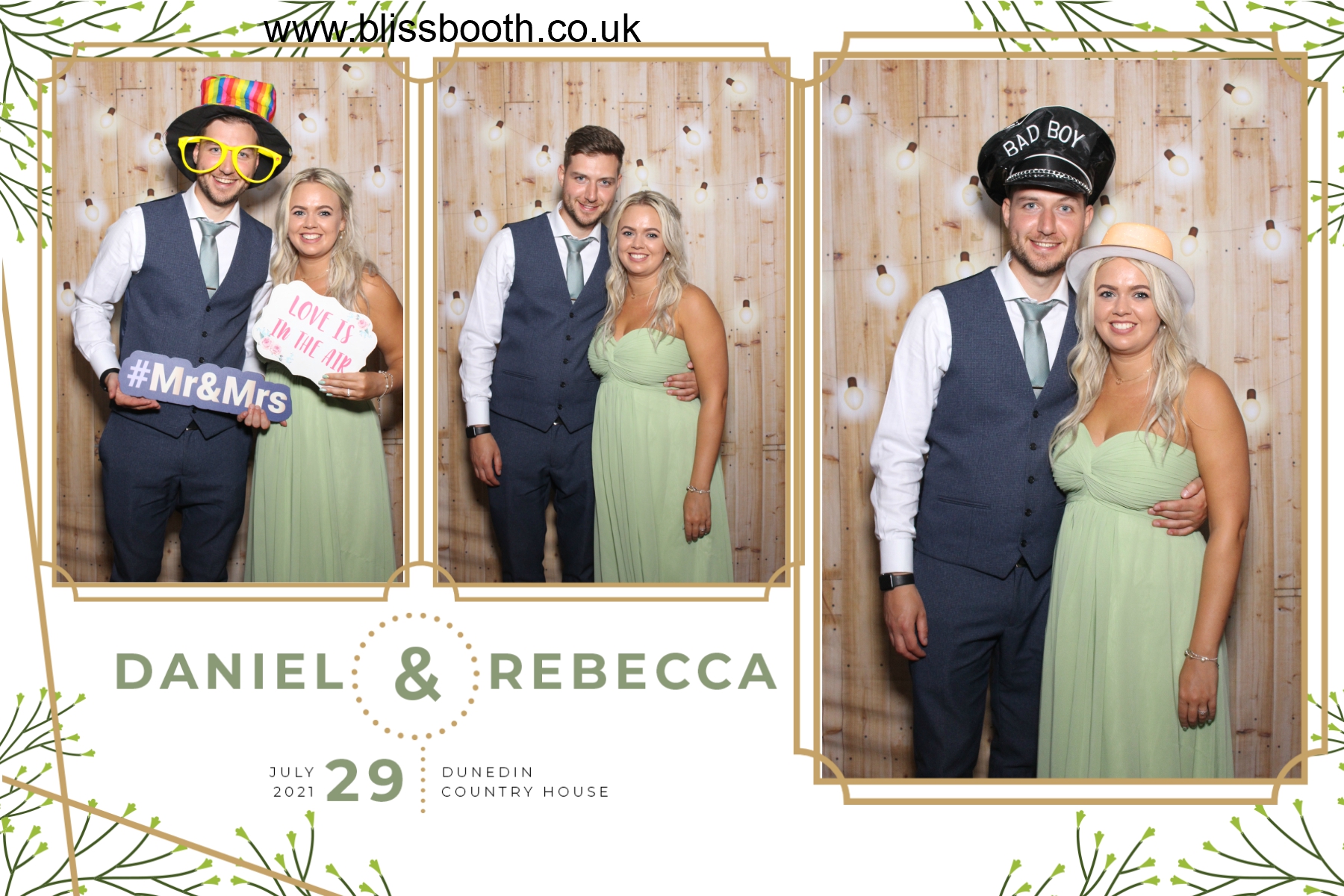 Daniel and Rebecca | View more photos from the event at gallery.blissbooth.co.uk/u/BlissBooth/Daniel-and-Rebecca