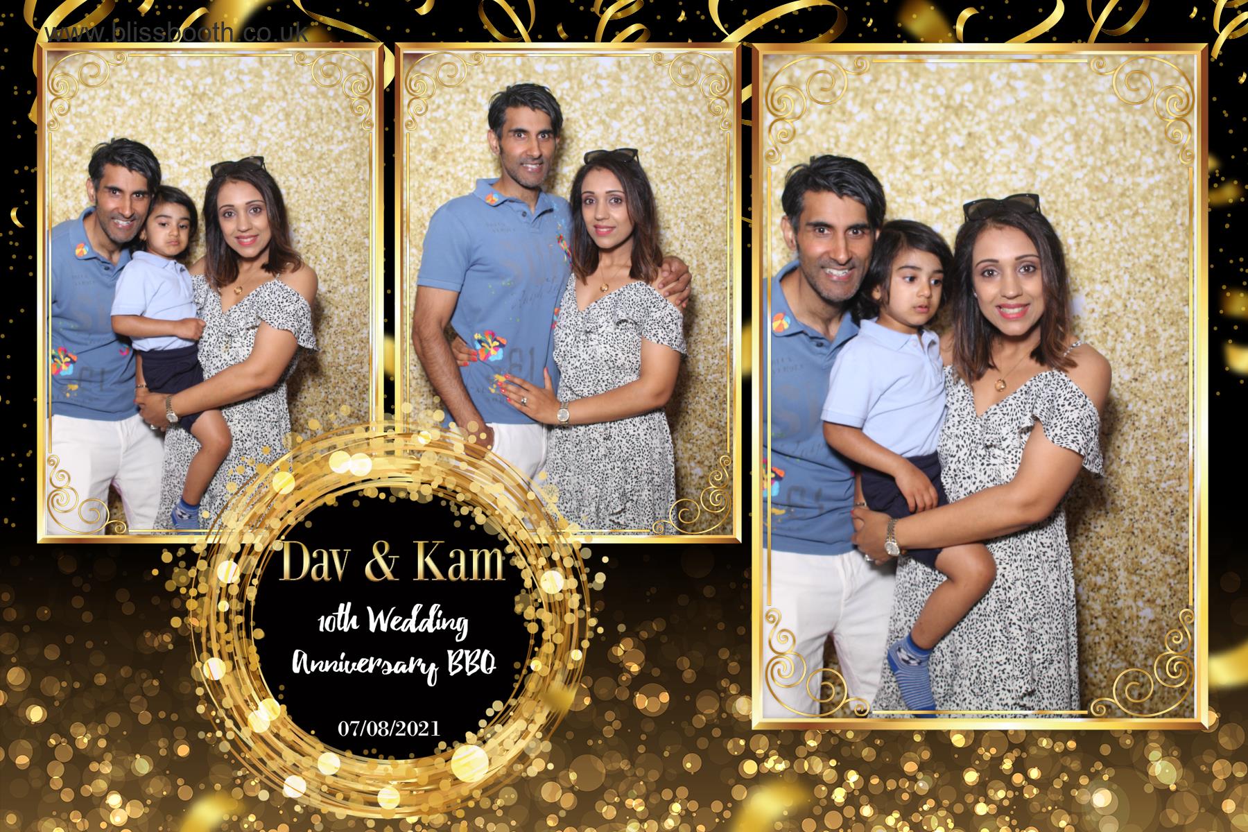 Dav and Kam's 10th Wedding Anniversary | View more photos from the event at gallery.blissbooth.co.uk/u/BlissBooth/Dav-and-Kams-10th-Wedding-Anniversary