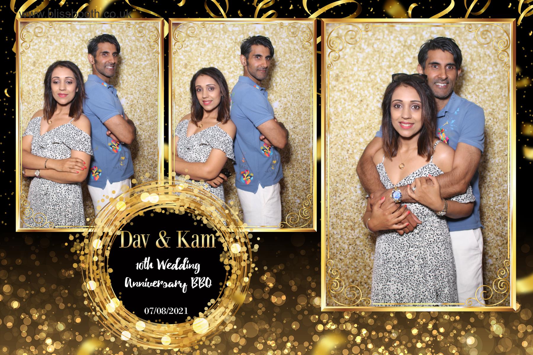 Dav and Kam's 10th Wedding Anniversary | View more photos from the event at gallery.blissbooth.co.uk/u/BlissBooth/Dav-and-Kams-10th-Wedding-Anniversary