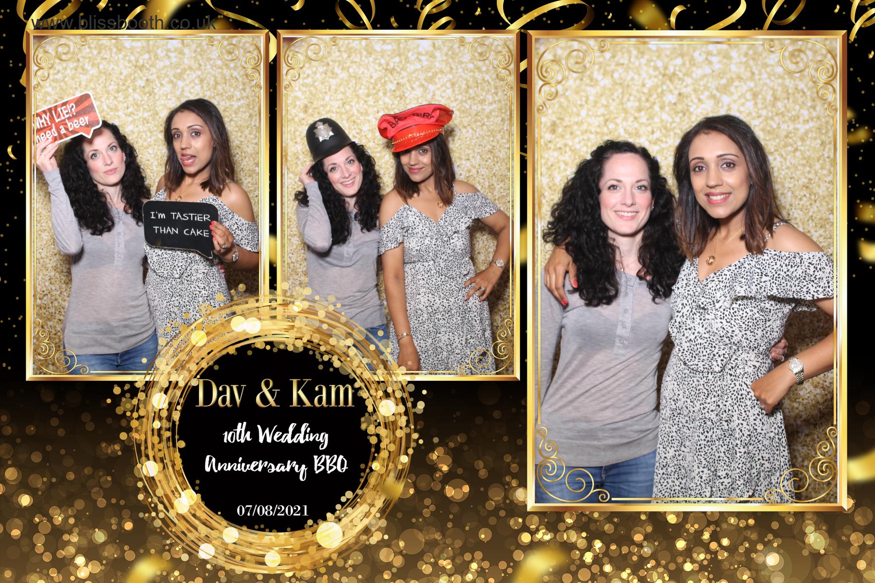 Dav and Kam's 10th Wedding Anniversary | View more photos from the event at gallery.blissbooth.co.uk/u/BlissBooth/Dav-and-Kams-10th-Wedding-Anniversary