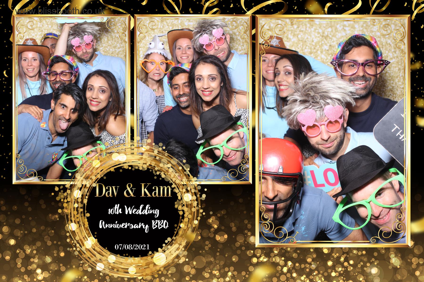 Dav and Kam's 10th Wedding Anniversary | View more photos from the event at gallery.blissbooth.co.uk/u/BlissBooth/Dav-and-Kams-10th-Wedding-Anniversary