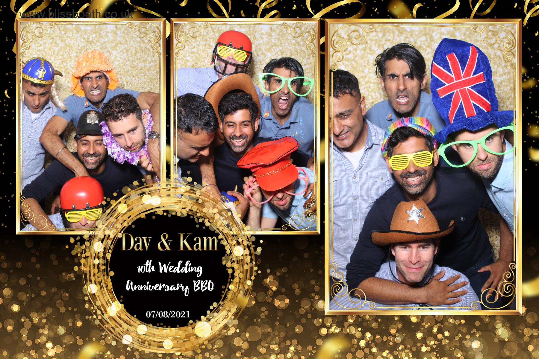 Dav and Kam's 10th Wedding Anniversary | View more photos from the event at gallery.blissbooth.co.uk/u/BlissBooth/Dav-and-Kams-10th-Wedding-Anniversary