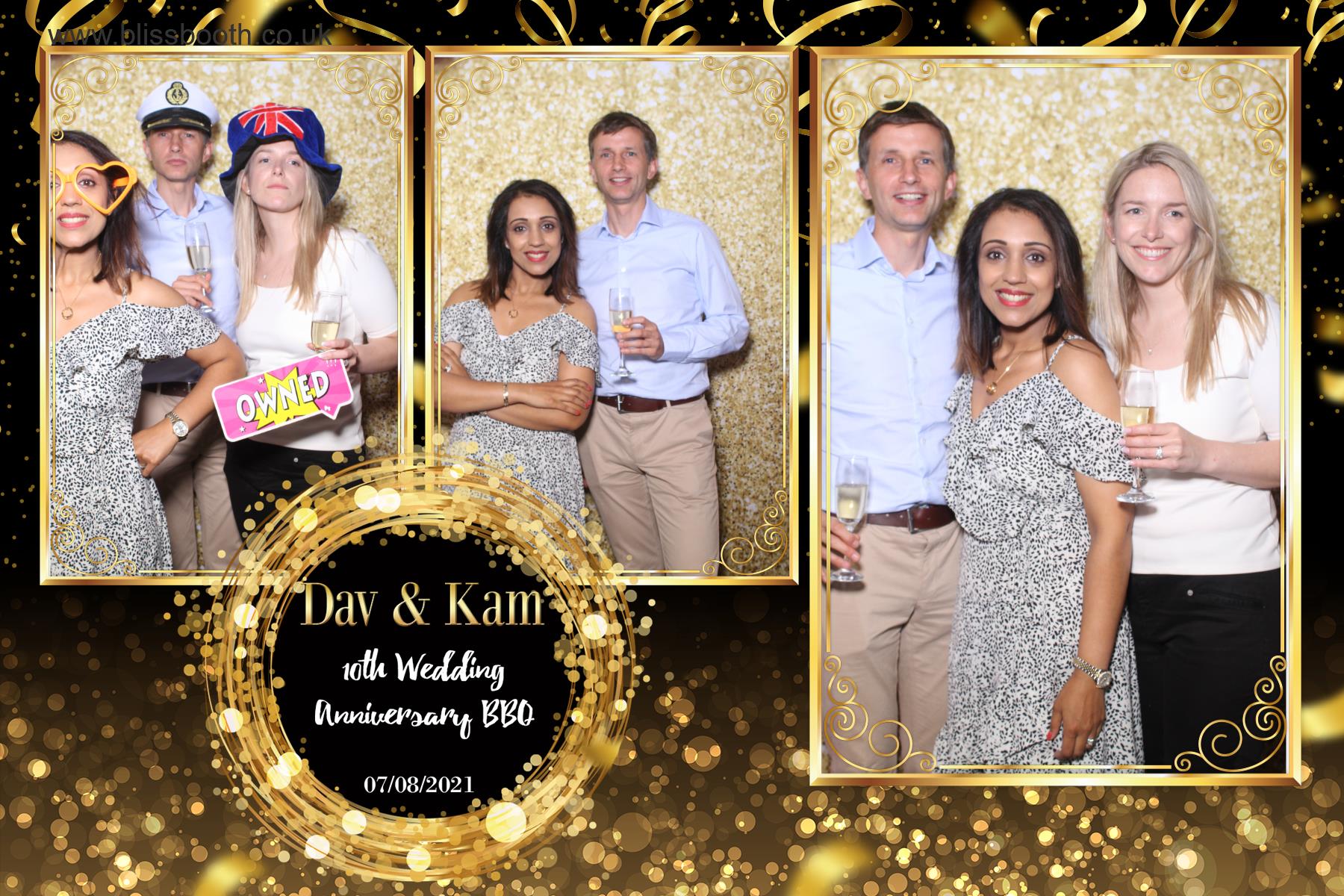 Dav and Kam's 10th Wedding Anniversary | View more photos from the event at gallery.blissbooth.co.uk/u/BlissBooth/Dav-and-Kams-10th-Wedding-Anniversary