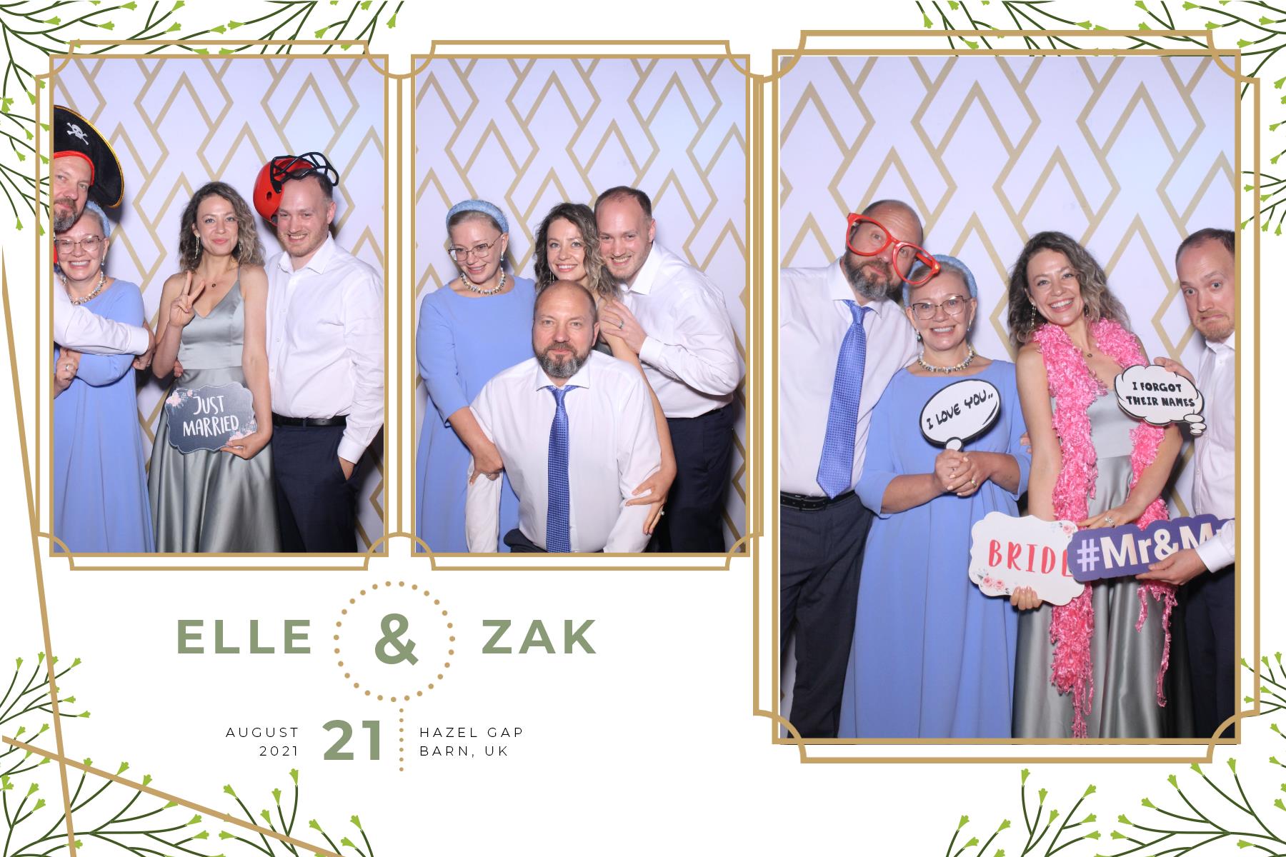 Elle and Zak | View more photos from the event at gallery.blissbooth.co.uk/u/BlissBooth/Elle-and-Zak