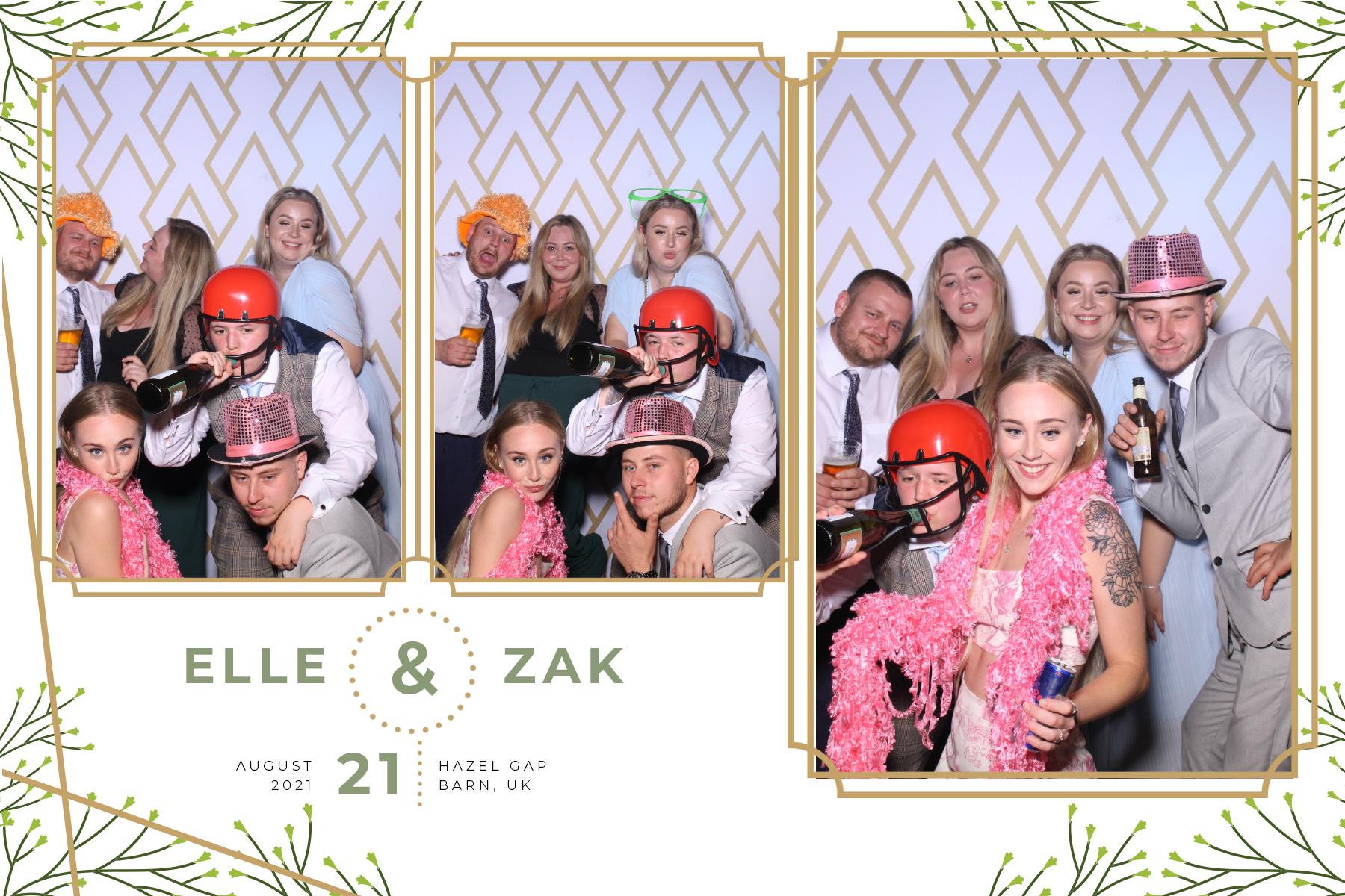 Elle and Zak | View more photos from the event at gallery.blissbooth.co.uk/u/BlissBooth/Elle-and-Zak