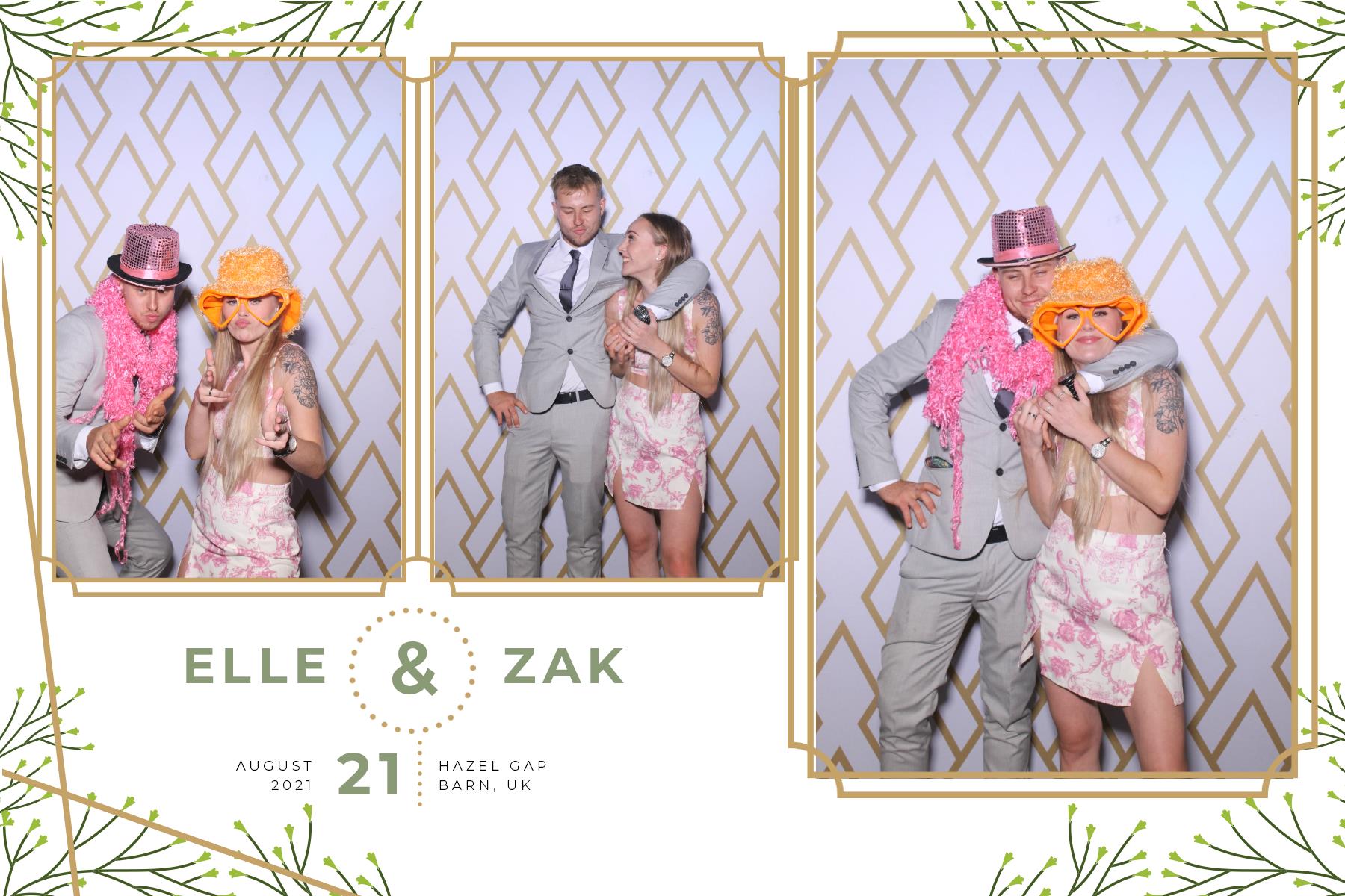 Elle and Zak | View more photos from the event at gallery.blissbooth.co.uk/u/BlissBooth/Elle-and-Zak