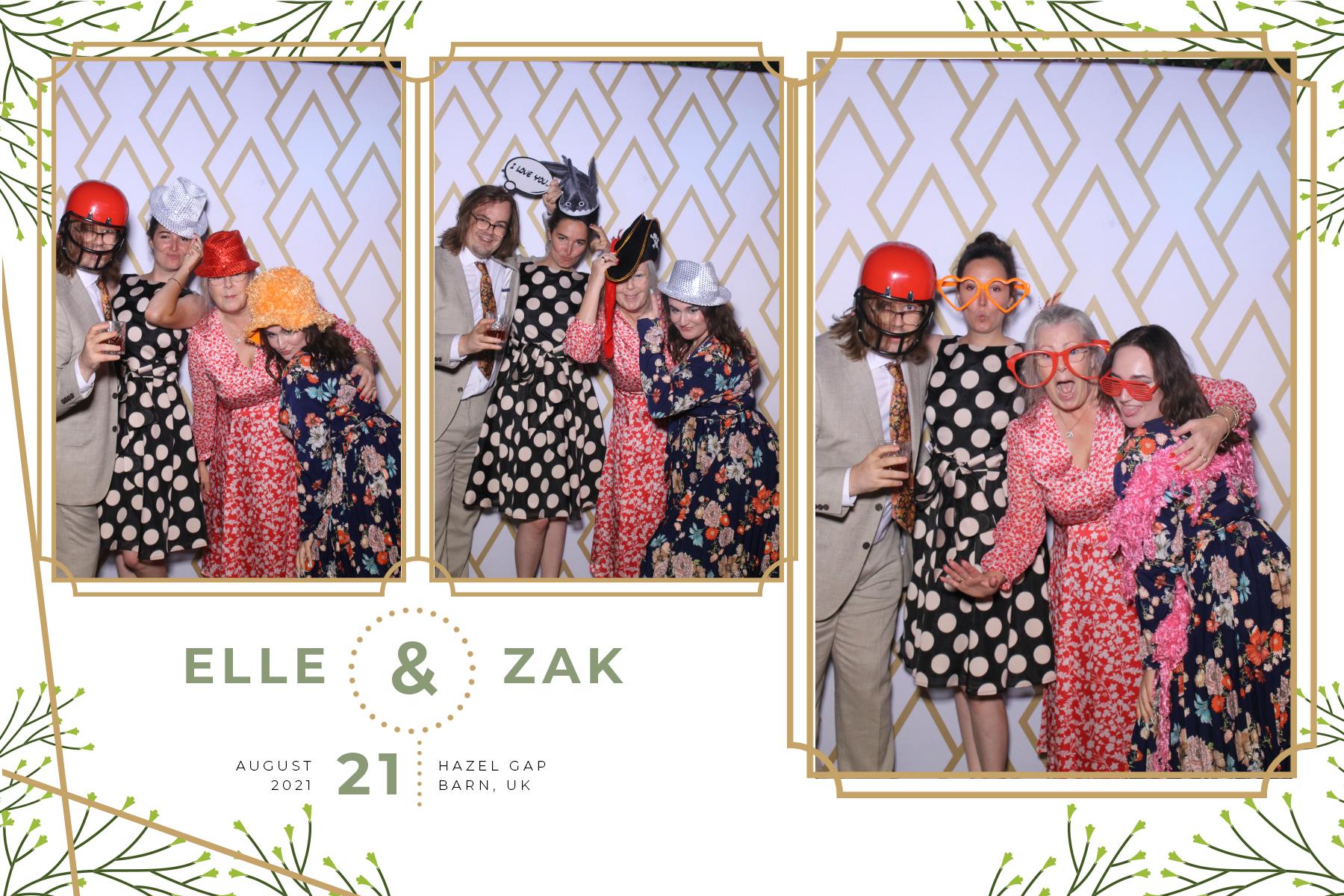 Elle and Zak | View more photos from the event at gallery.blissbooth.co.uk/u/BlissBooth/Elle-and-Zak