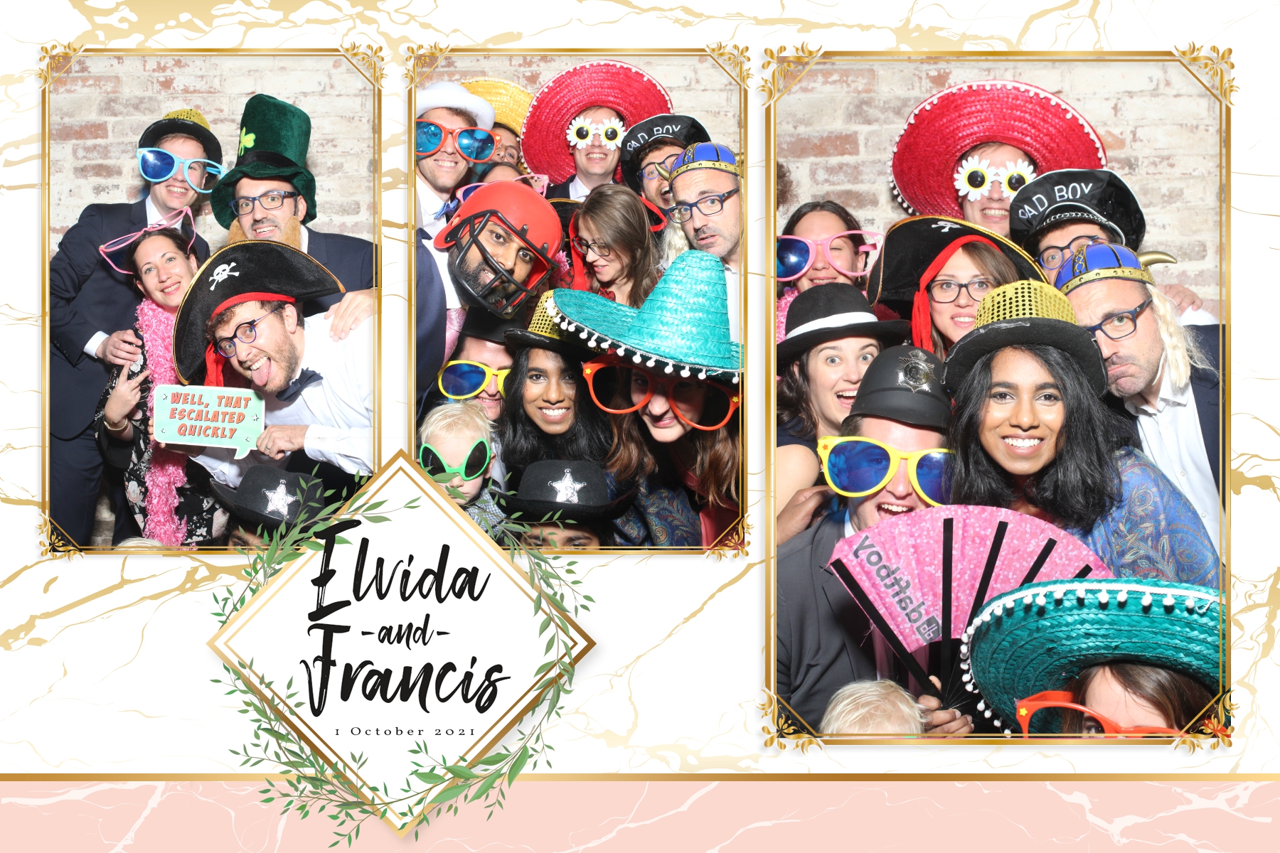 Elvida & Francis | View more photos from the event at gallery.blissbooth.co.uk/u/BlissBooth/Elvida-Francis