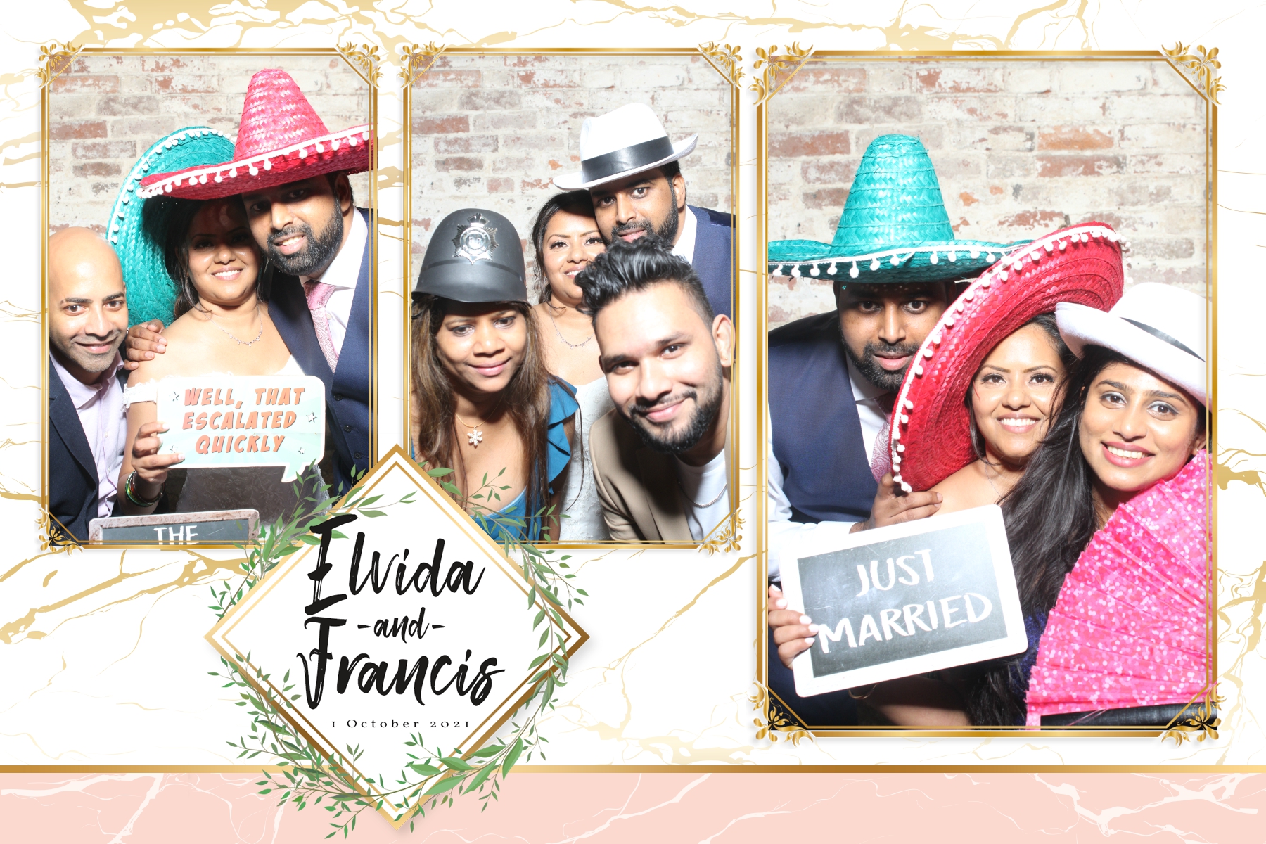 Elvida & Francis | View more photos from the event at gallery.blissbooth.co.uk/u/BlissBooth/Elvida-Francis