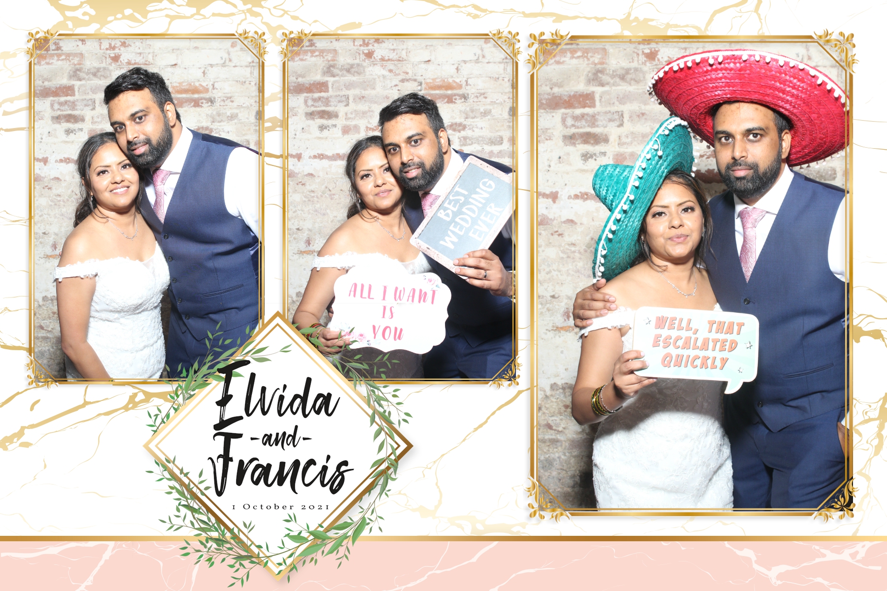 Elvida & Francis | View more photos from the event at gallery.blissbooth.co.uk/u/BlissBooth/Elvida-Francis