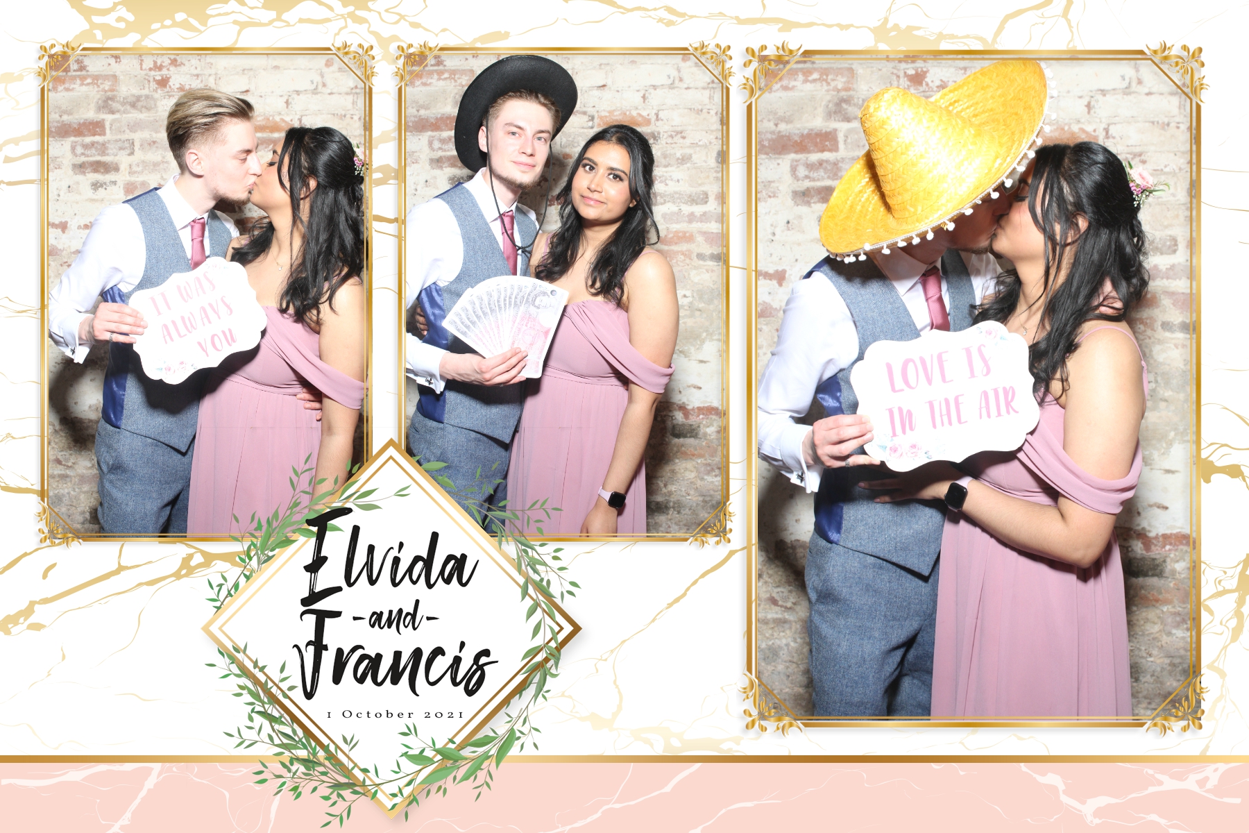 Elvida & Francis | View more photos from the event at gallery.blissbooth.co.uk/u/BlissBooth/Elvida-Francis