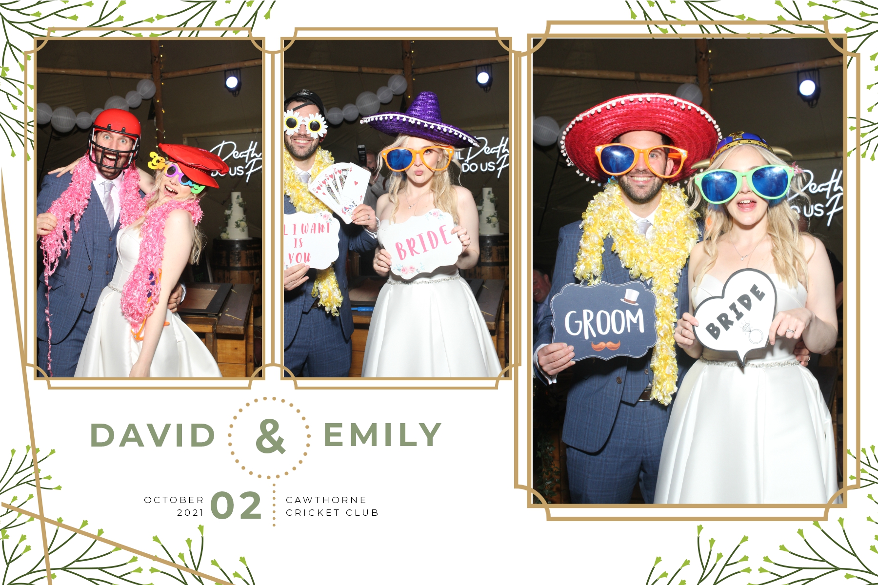 Emily and David | View more photos from the event at gallery.blissbooth.co.uk/u/BlissBooth/Emily-and-David
