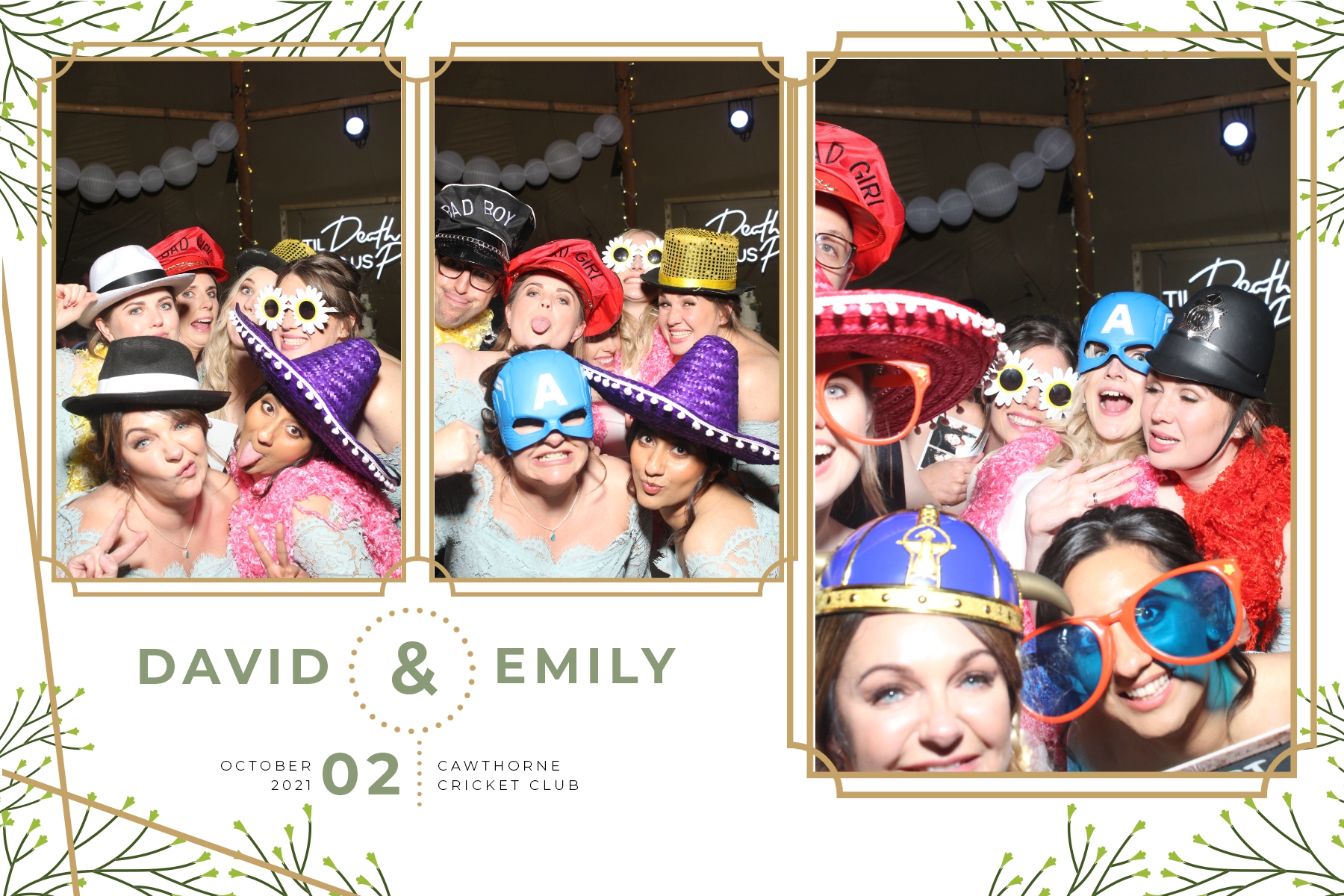 Emily and David | View more photos from the event at gallery.blissbooth.co.uk/u/BlissBooth/Emily-and-David