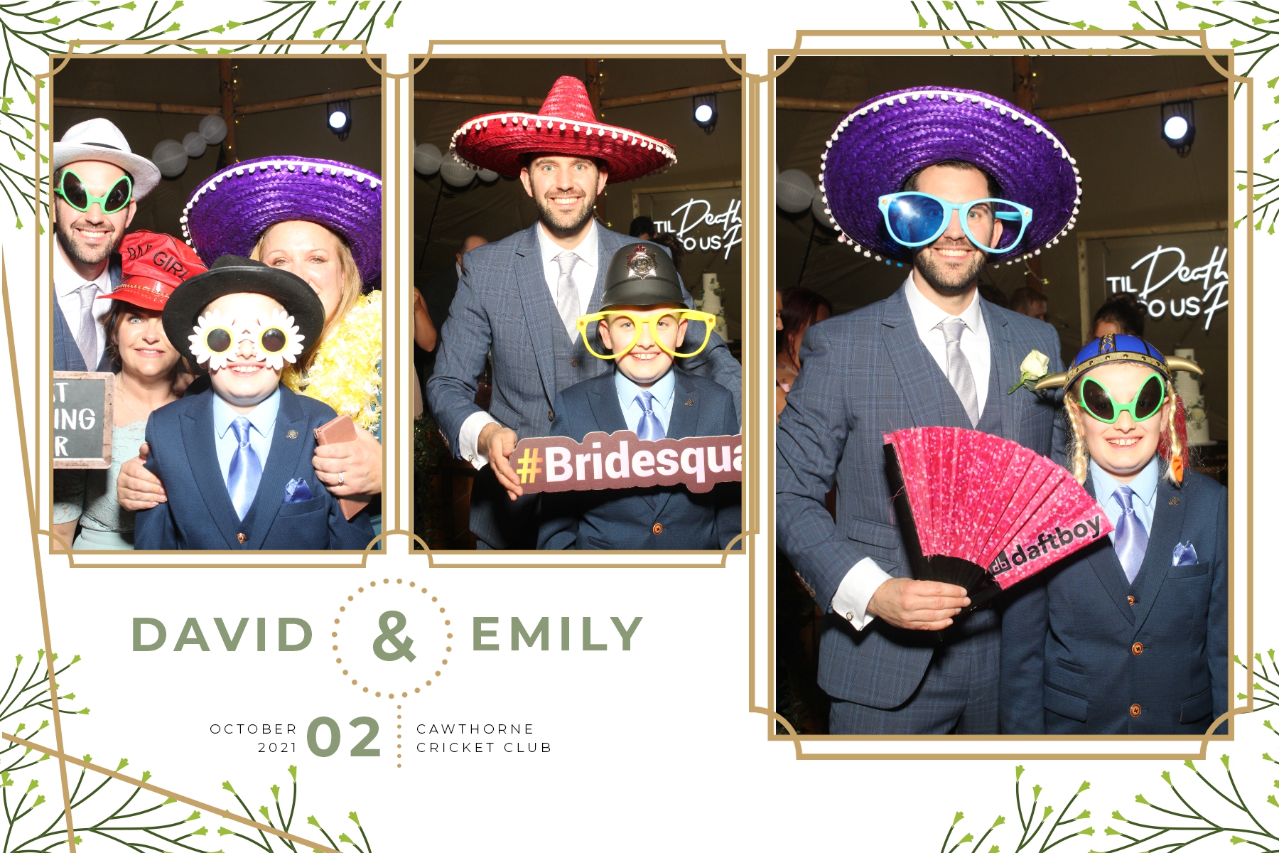Emily and David | View more photos from the event at gallery.blissbooth.co.uk/u/BlissBooth/Emily-and-David