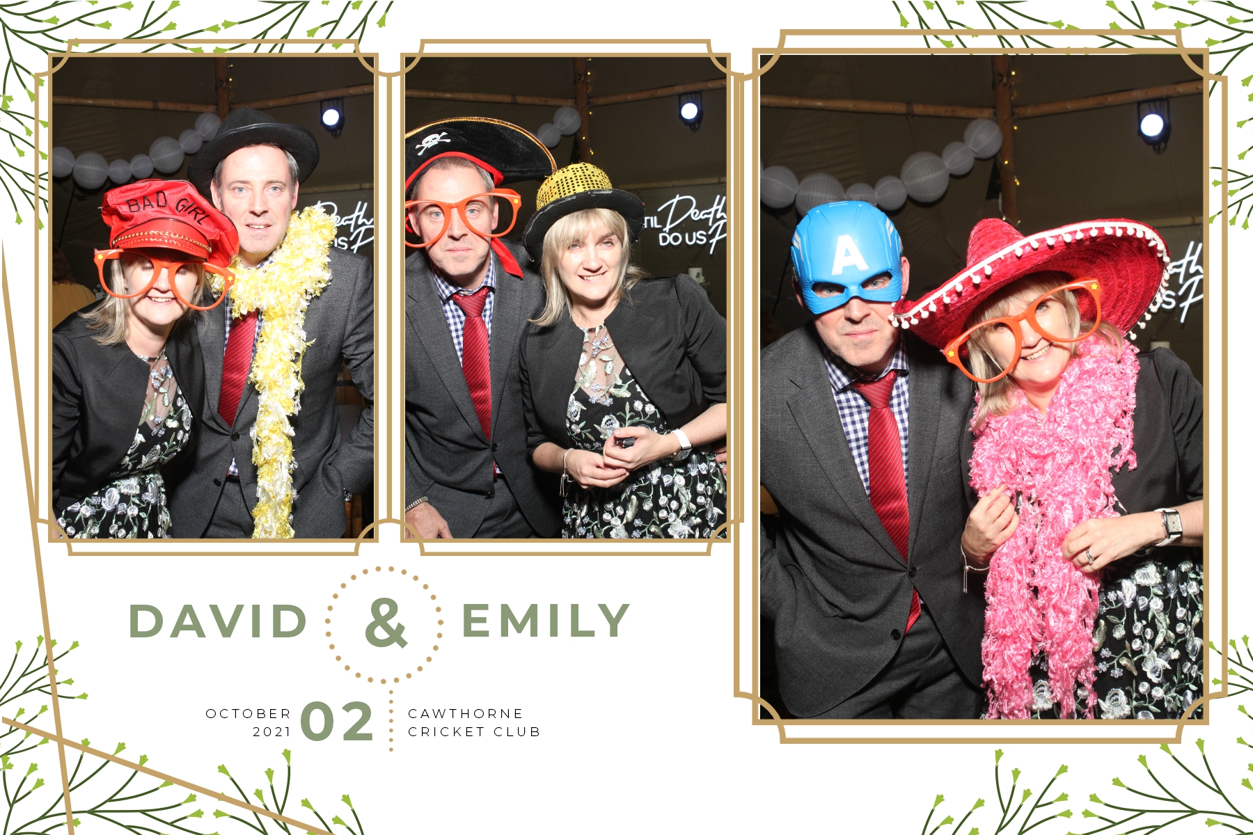 Emily and David | View more photos from the event at gallery.blissbooth.co.uk/u/BlissBooth/Emily-and-David