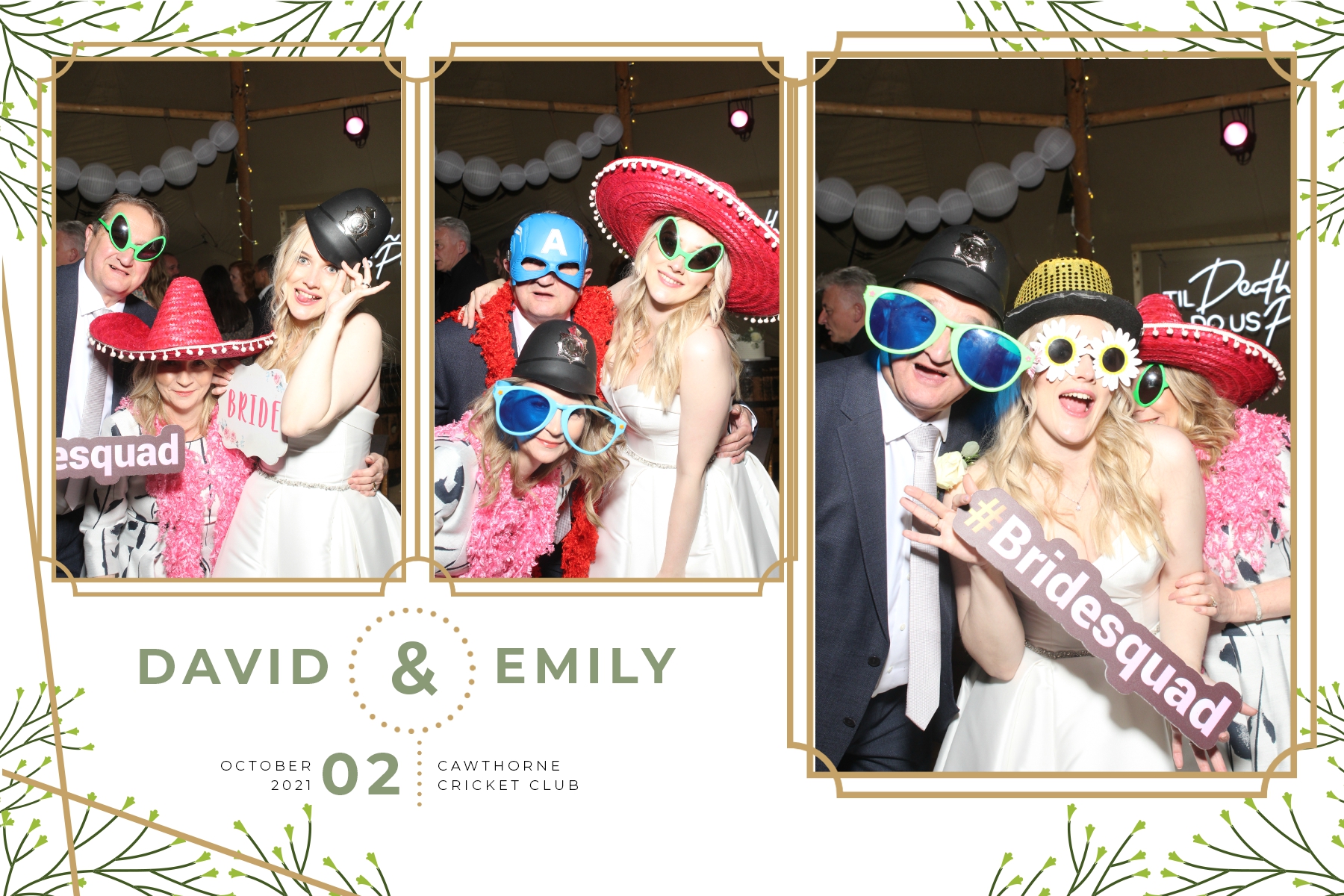 Emily and David | View more photos from the event at gallery.blissbooth.co.uk/u/BlissBooth/Emily-and-David